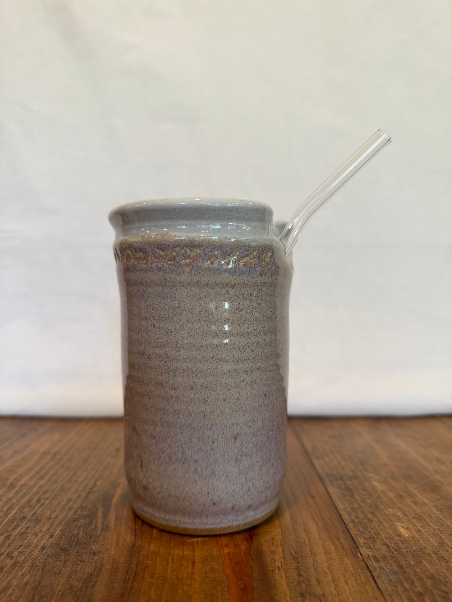 Pretty Pink Straw Cup