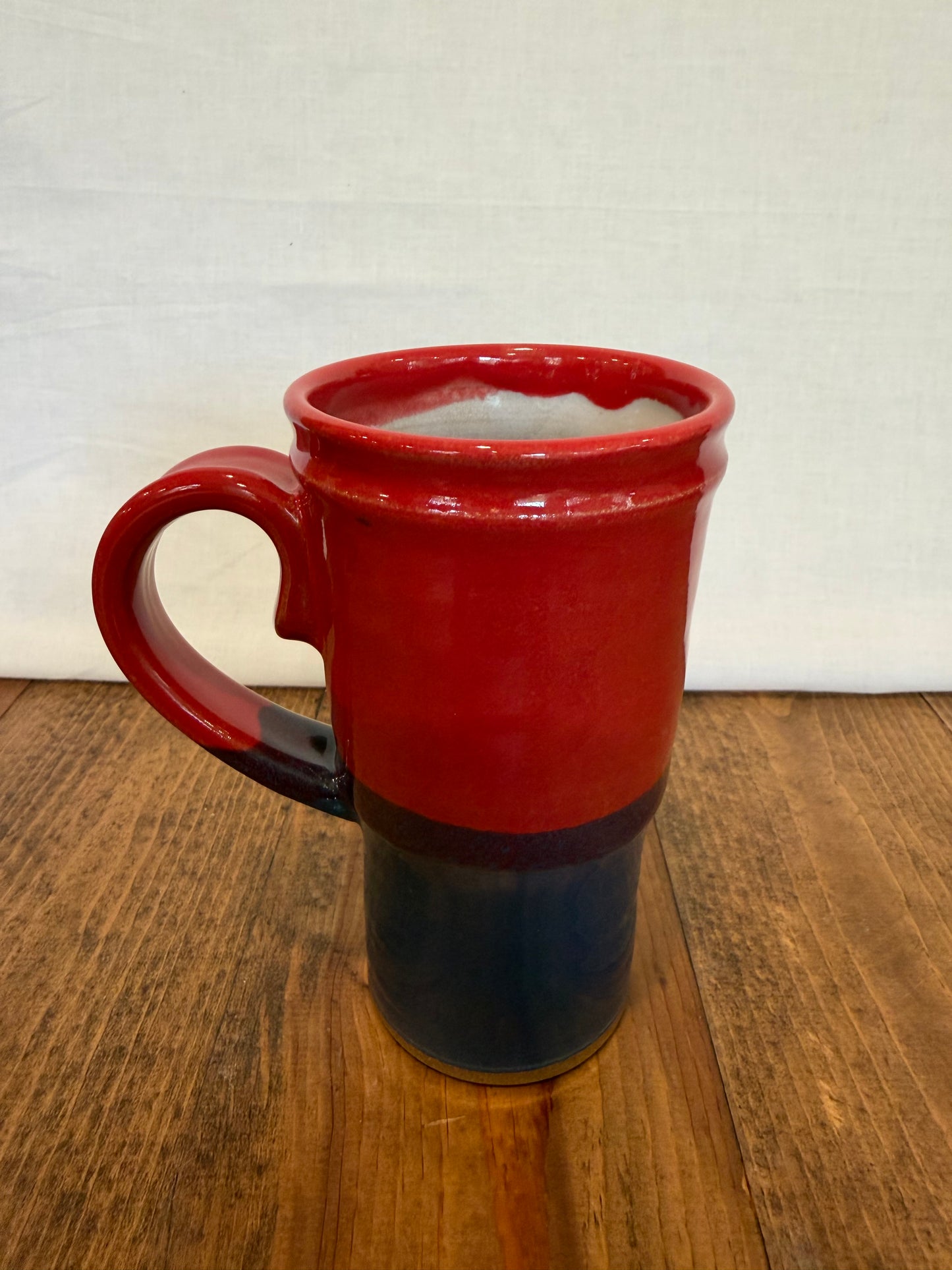 Blue & Red Travel Mug