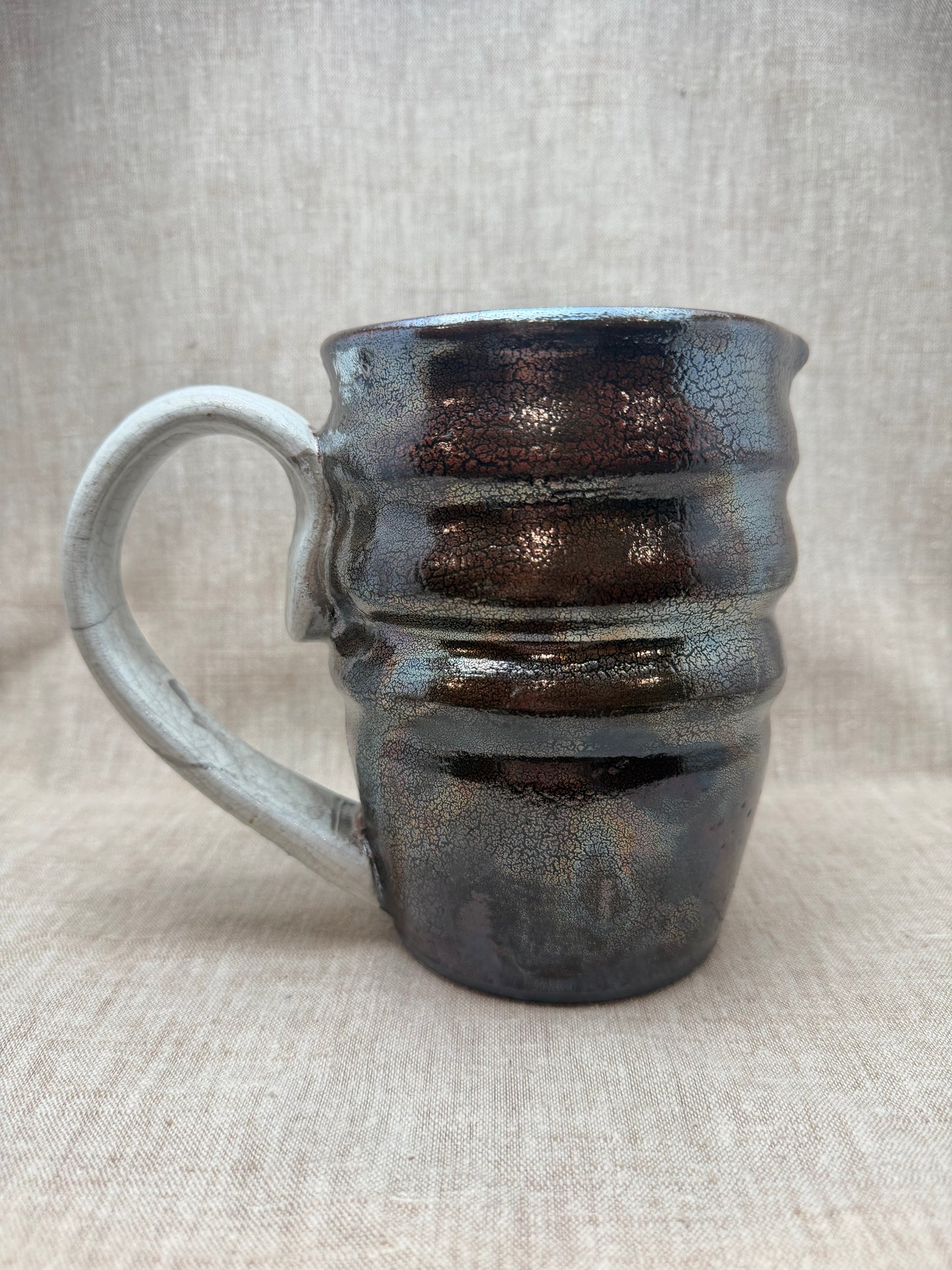 Raku Pitcher Vase