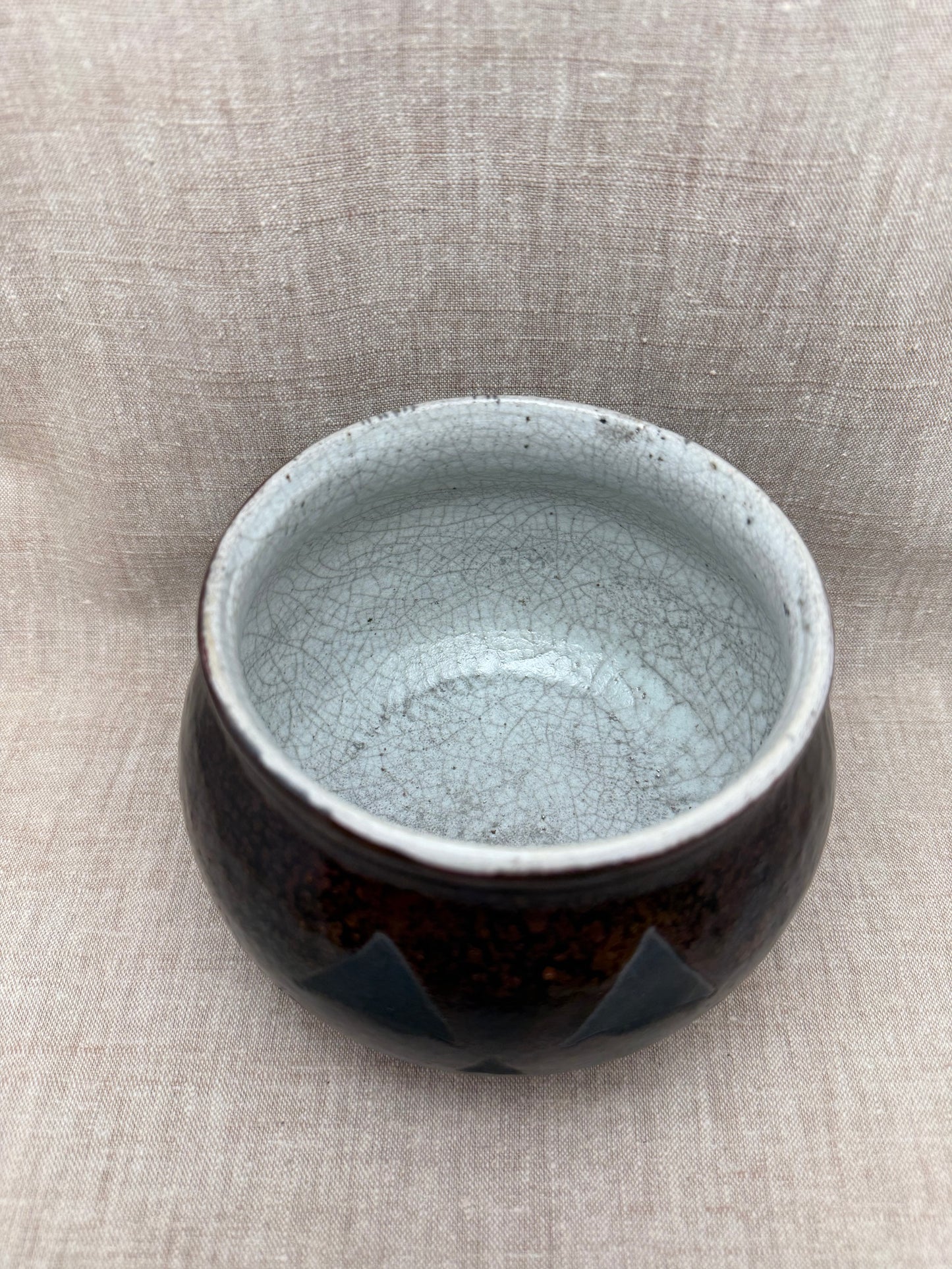 Raku Jack O Lantern Vase