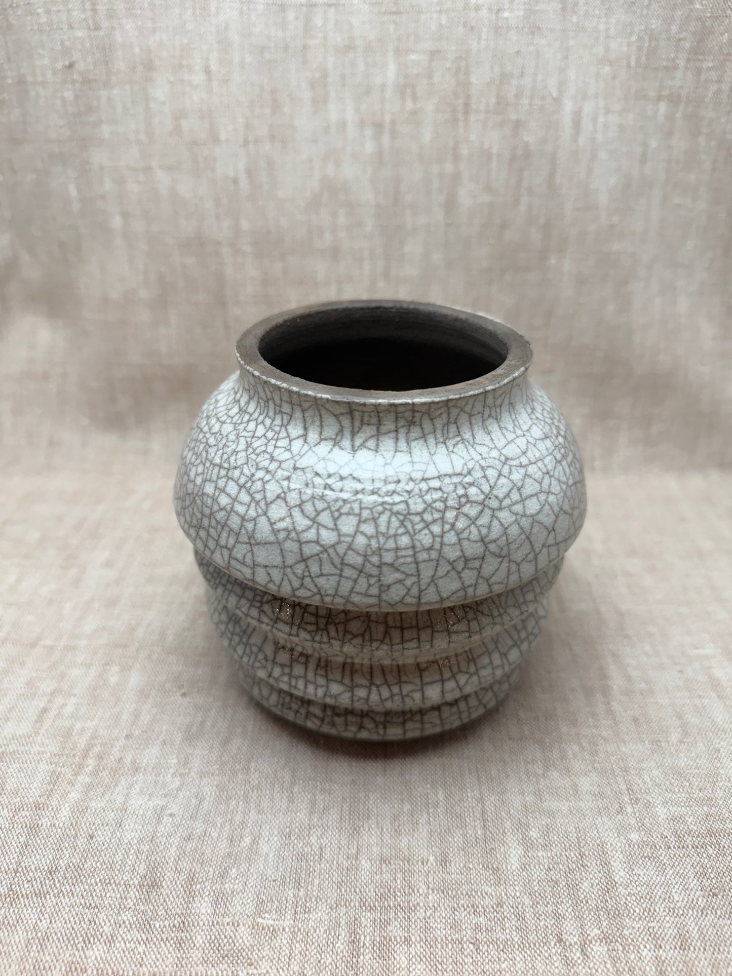 Raku Vase