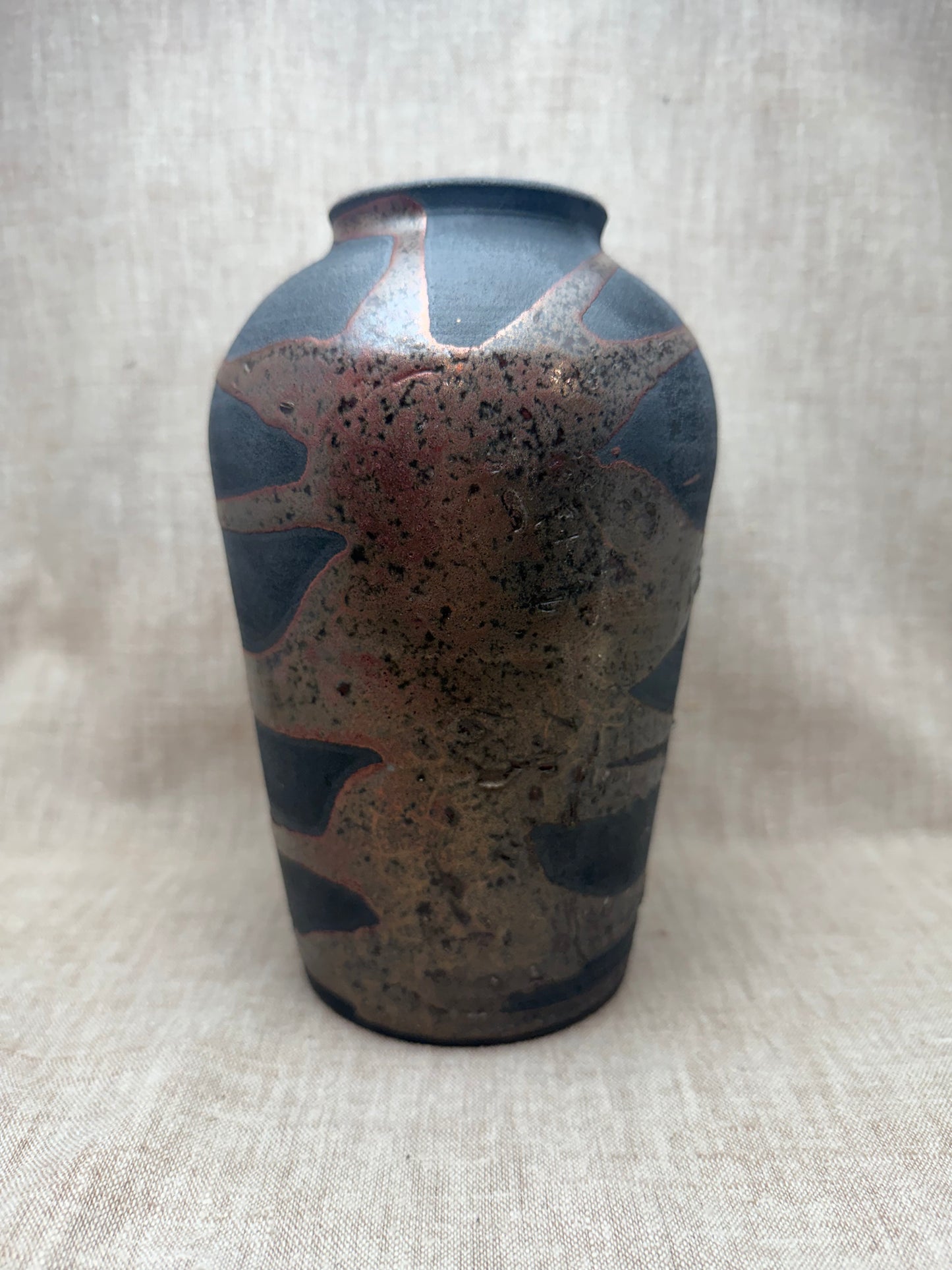 Raku Vase