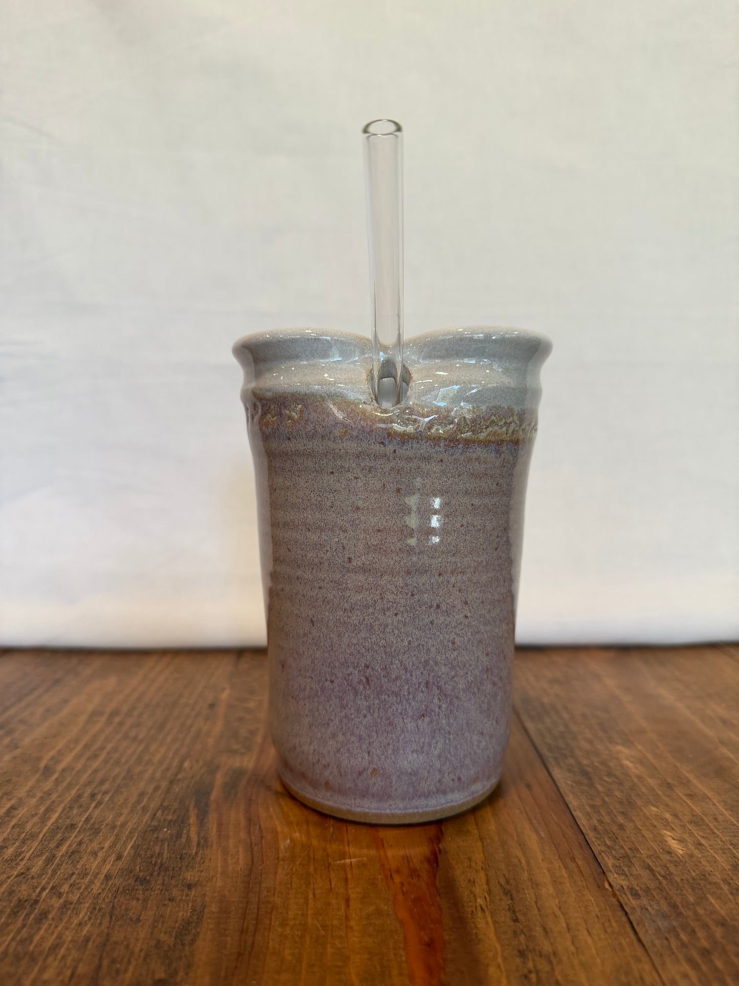 Pretty Pink Straw Cup