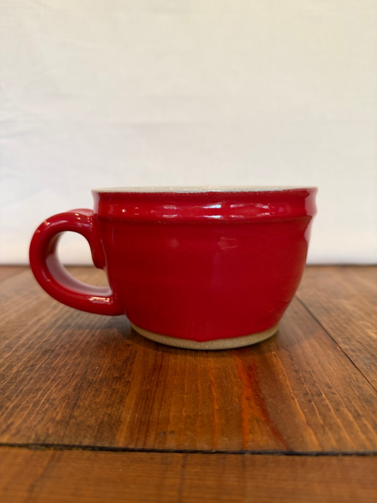 Red Cappuccino Mug