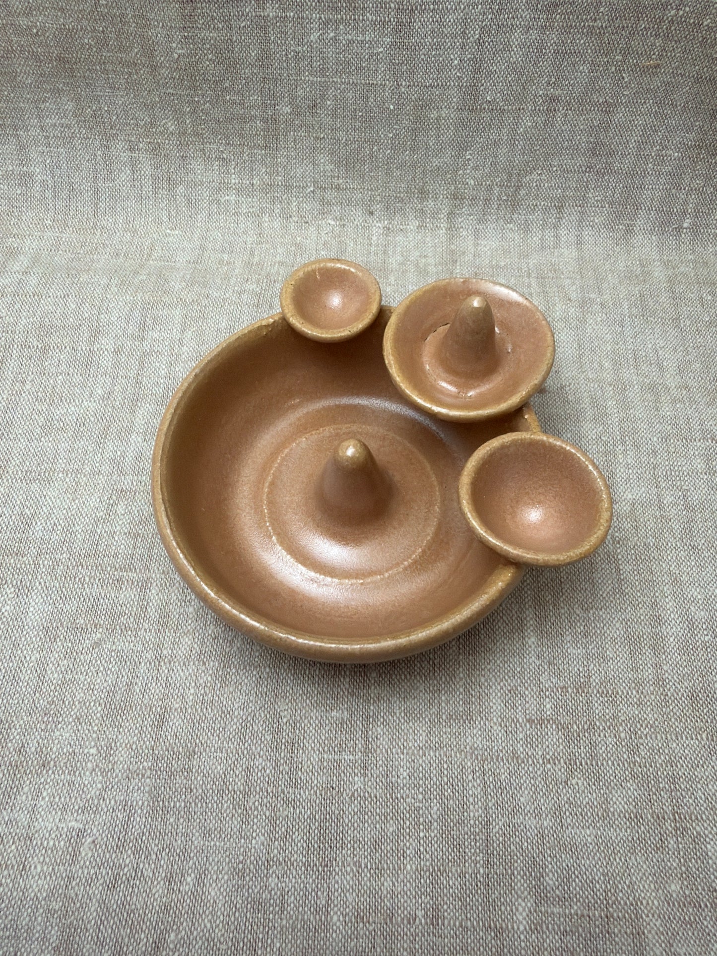 Mini Pinky Cream Jewelry Dish