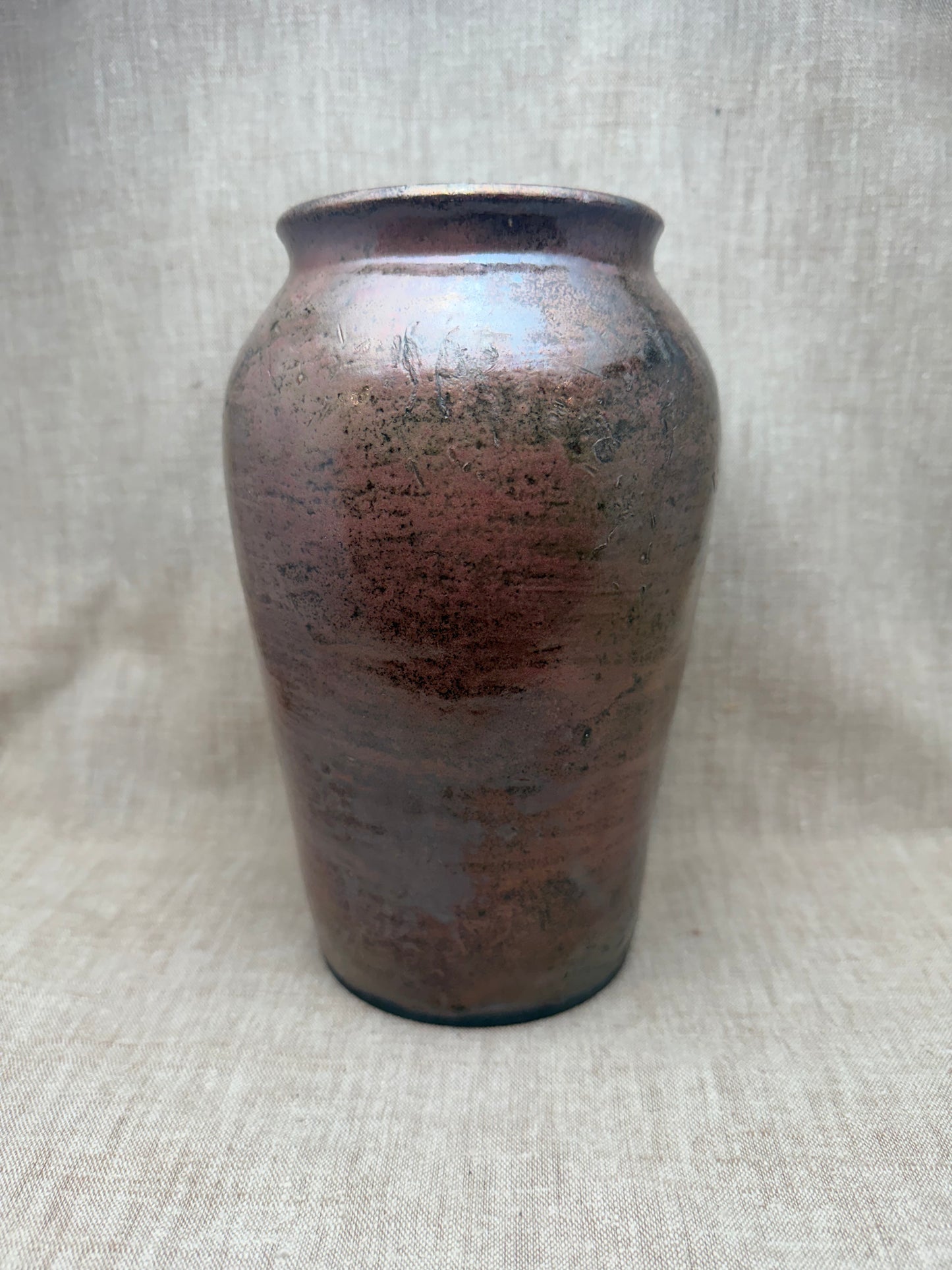 Raku Vase