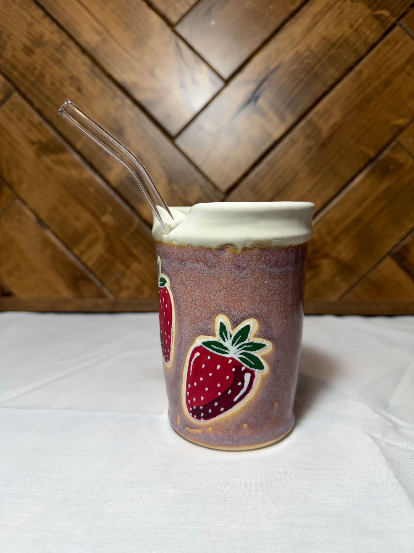 Strawberry Straw Cup