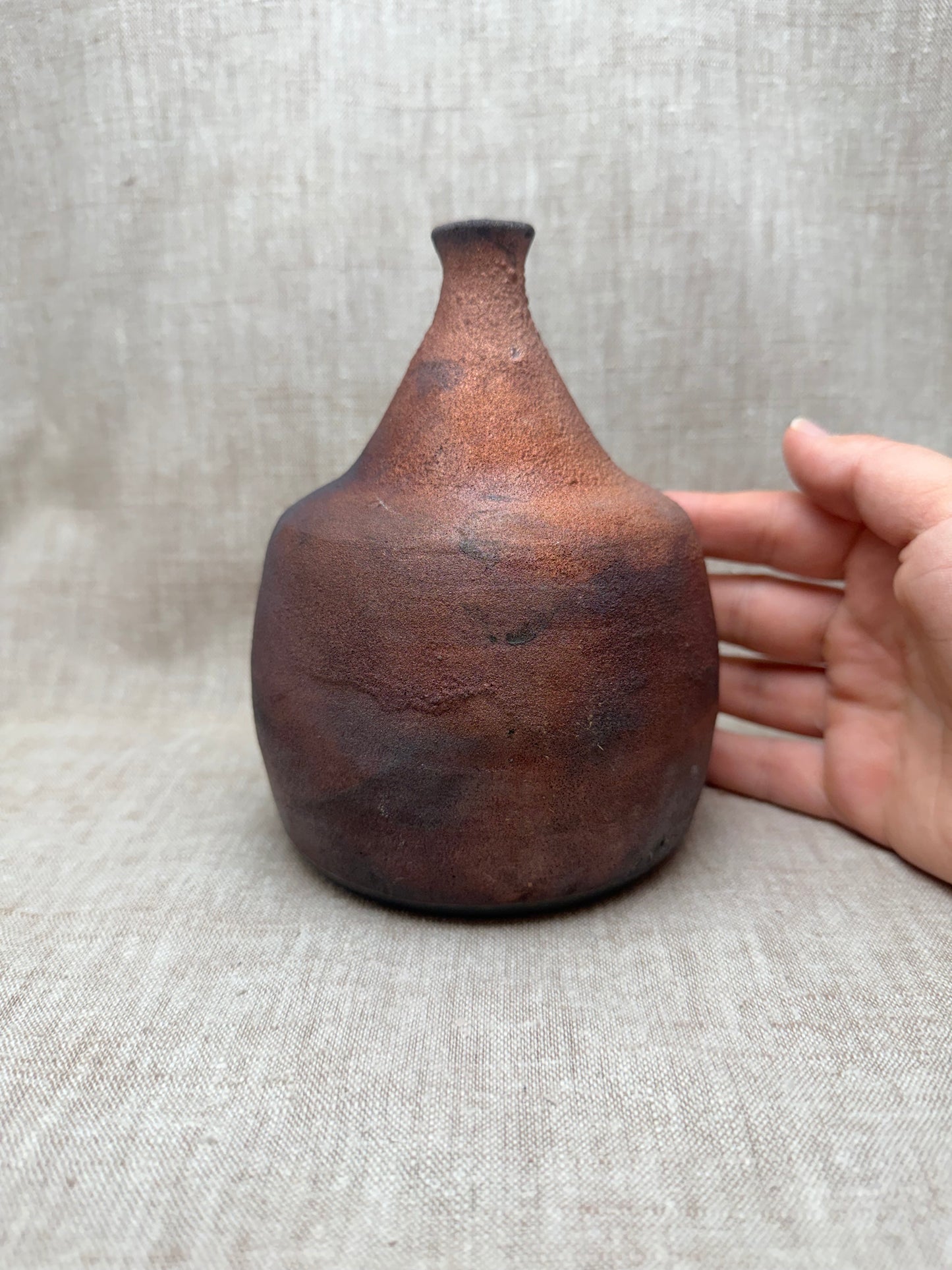 Raku Vase