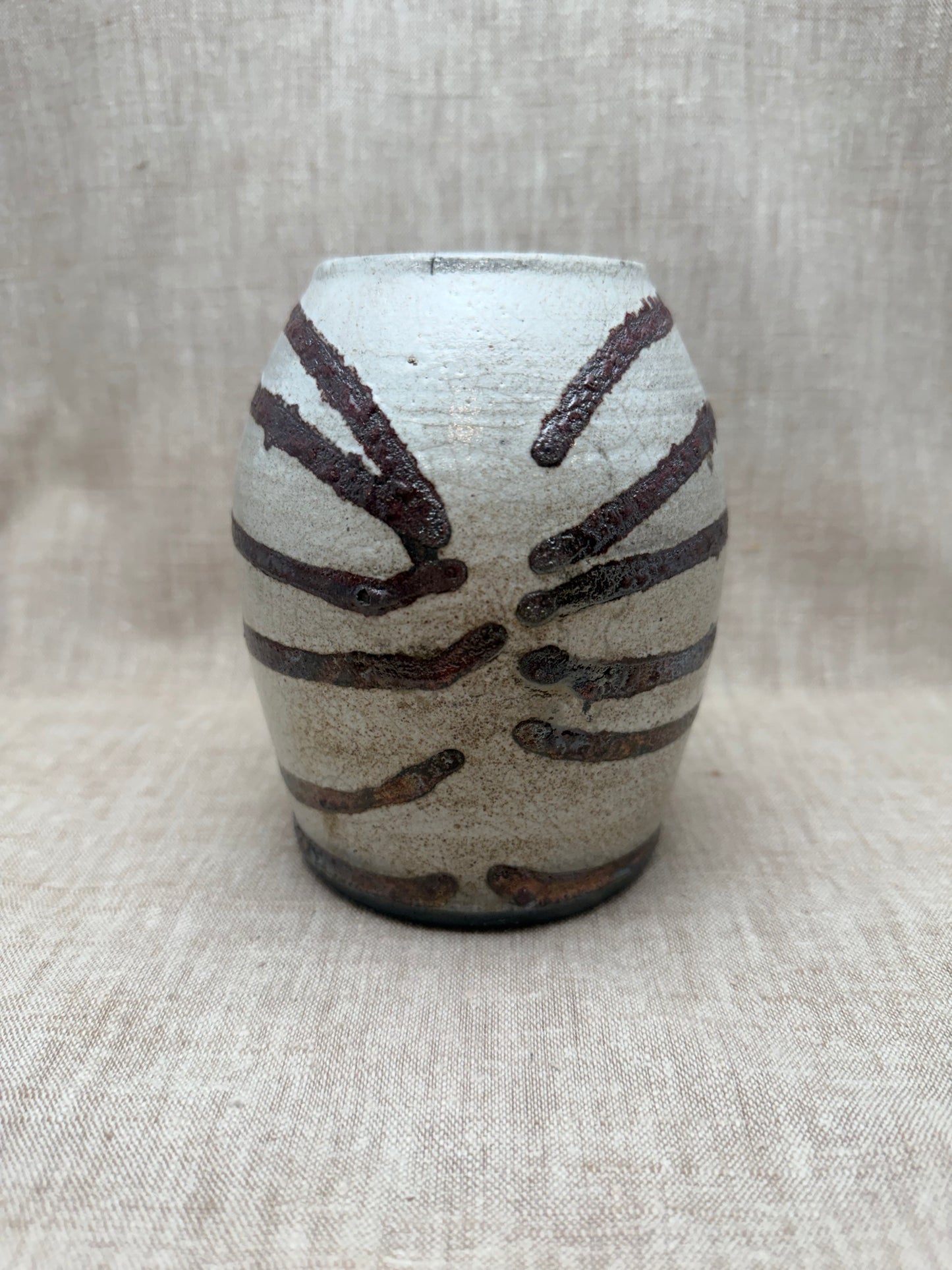Raku Vase