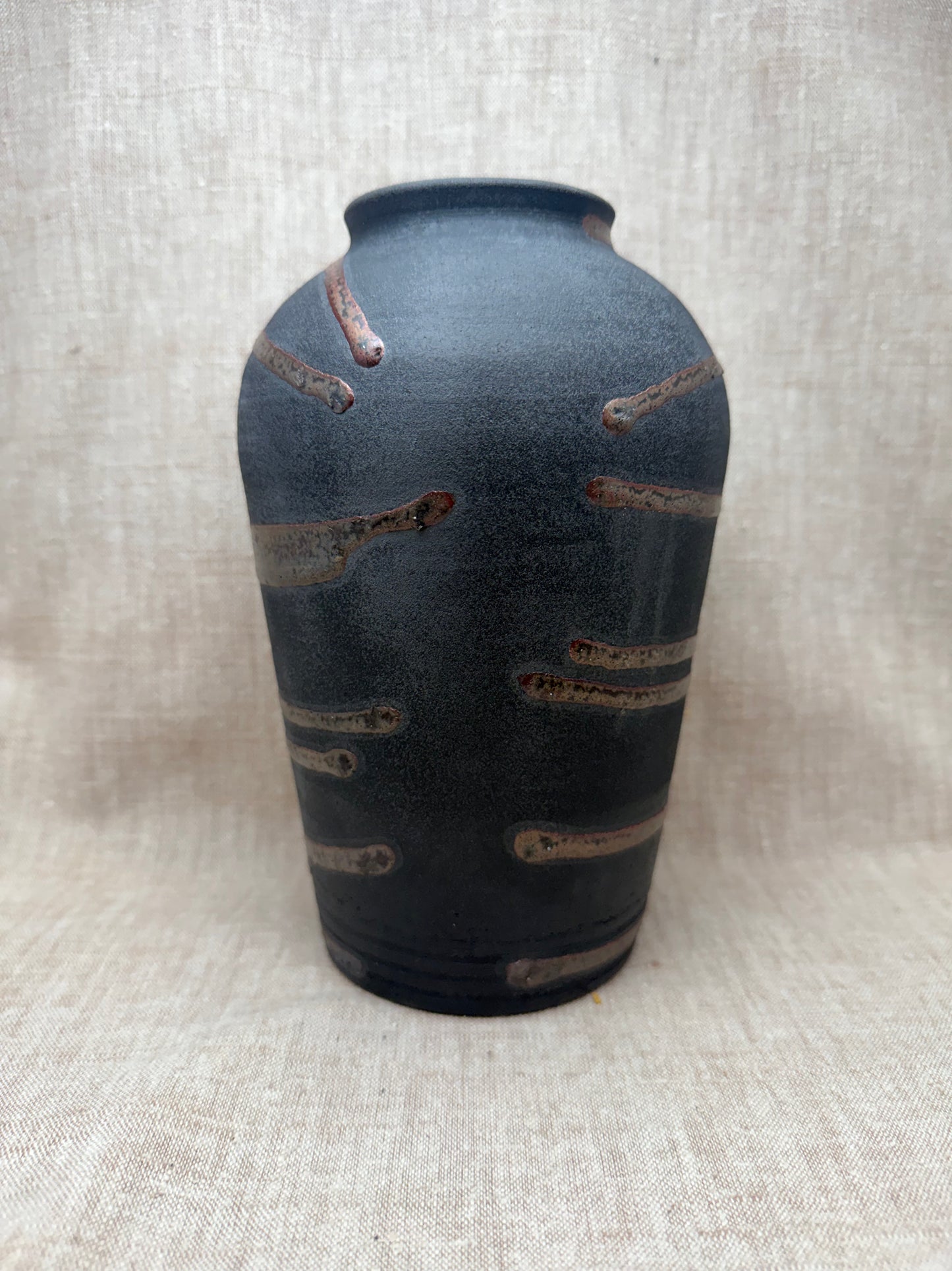 Raku Vase