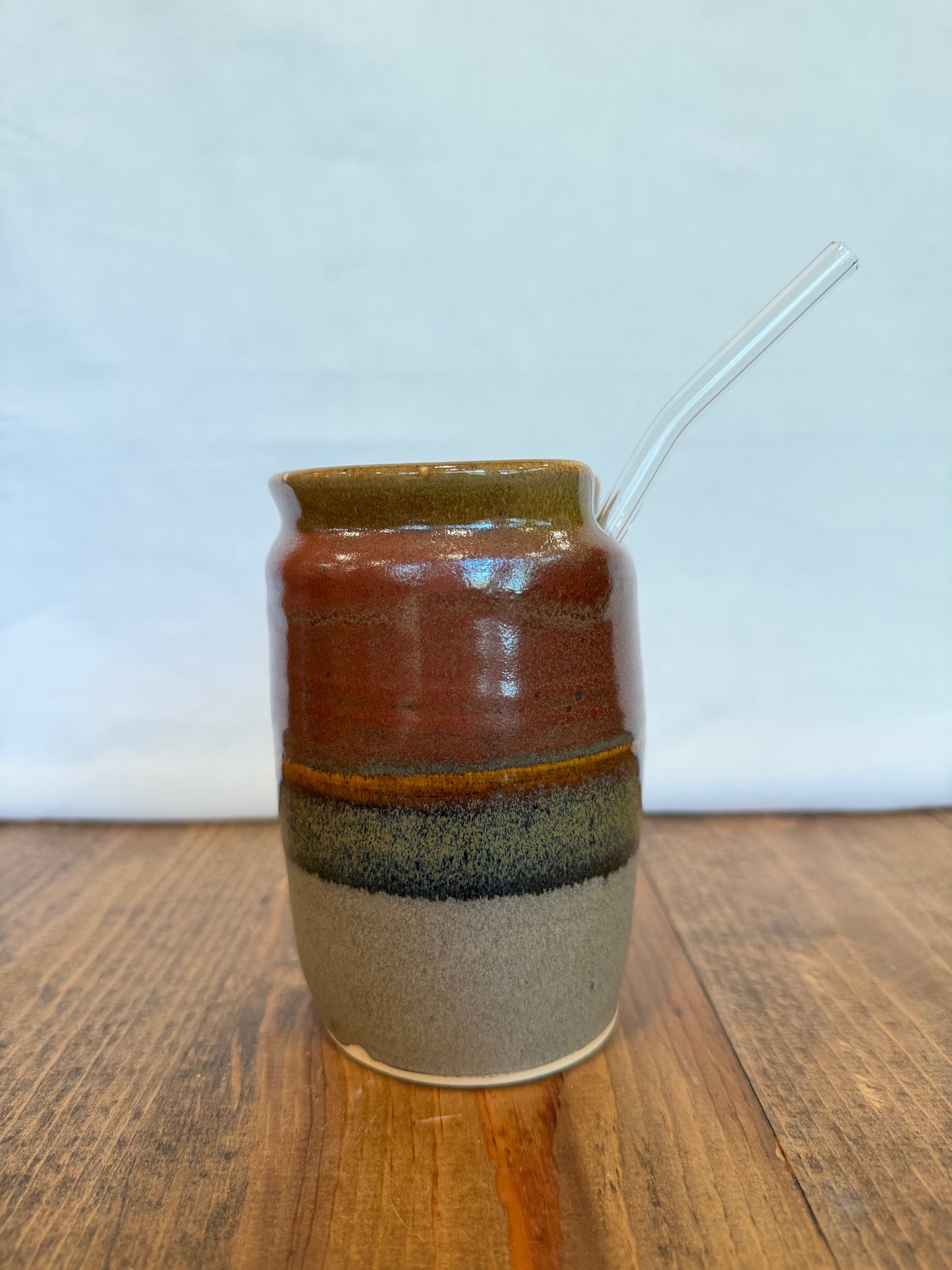 Rustic Straw Cup
