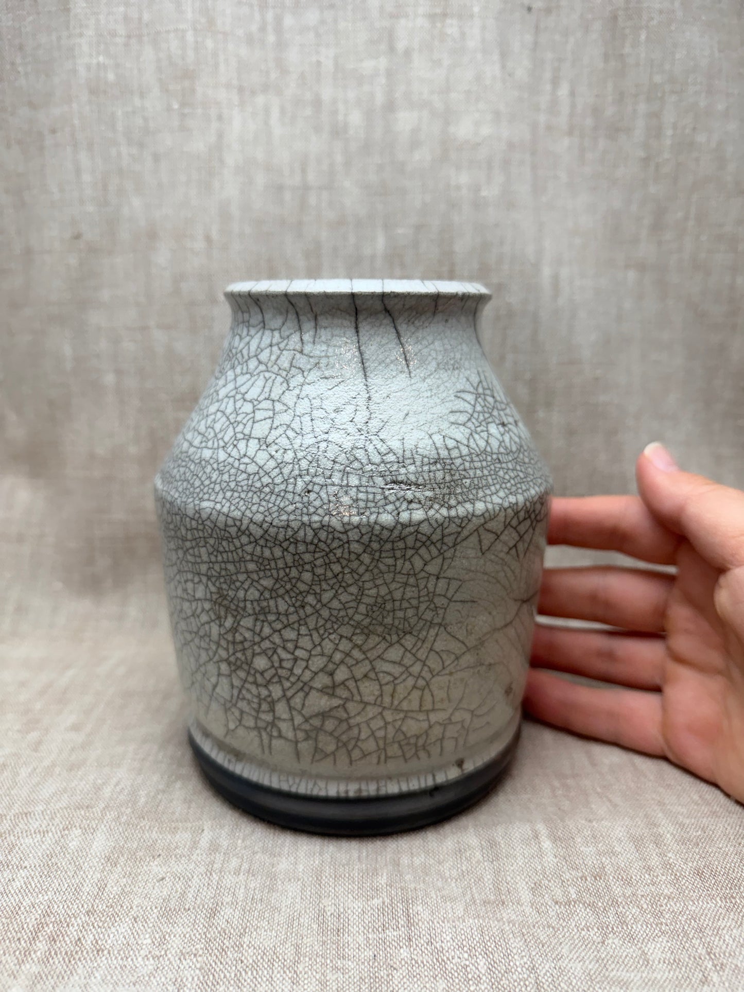 Raku Vase