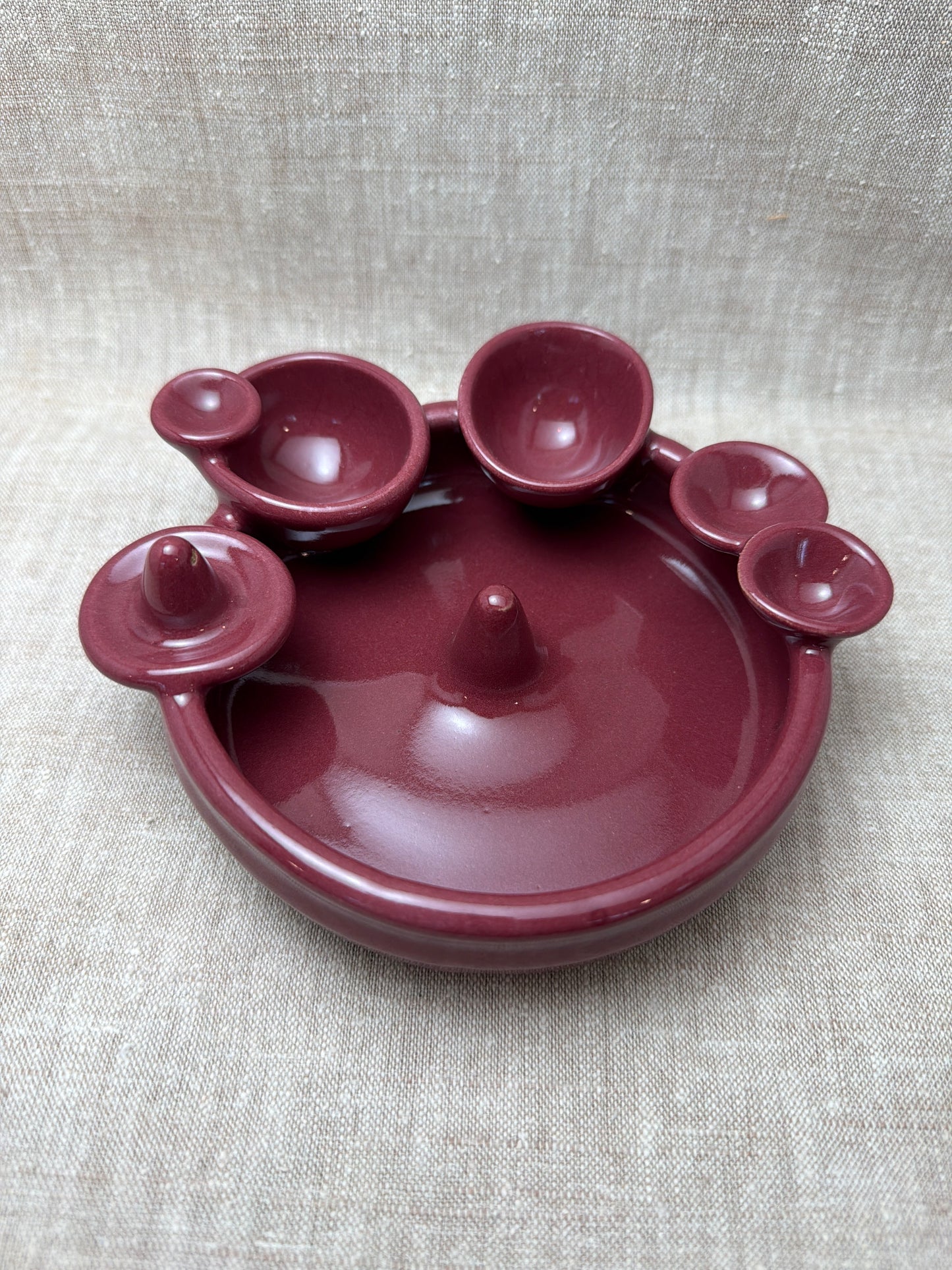 Dark Pink Jewelry Dish