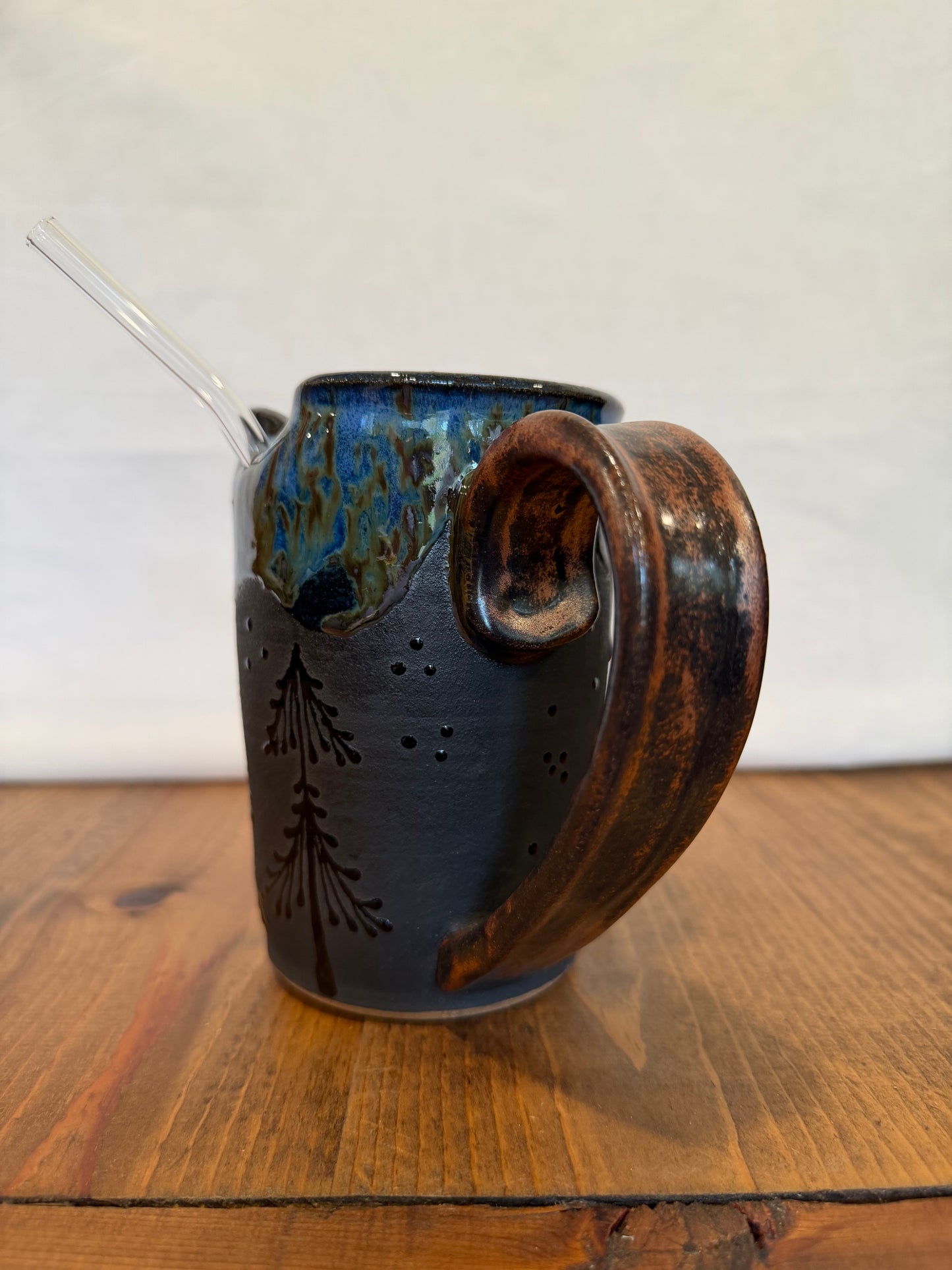 Northern Tree Straw Mug