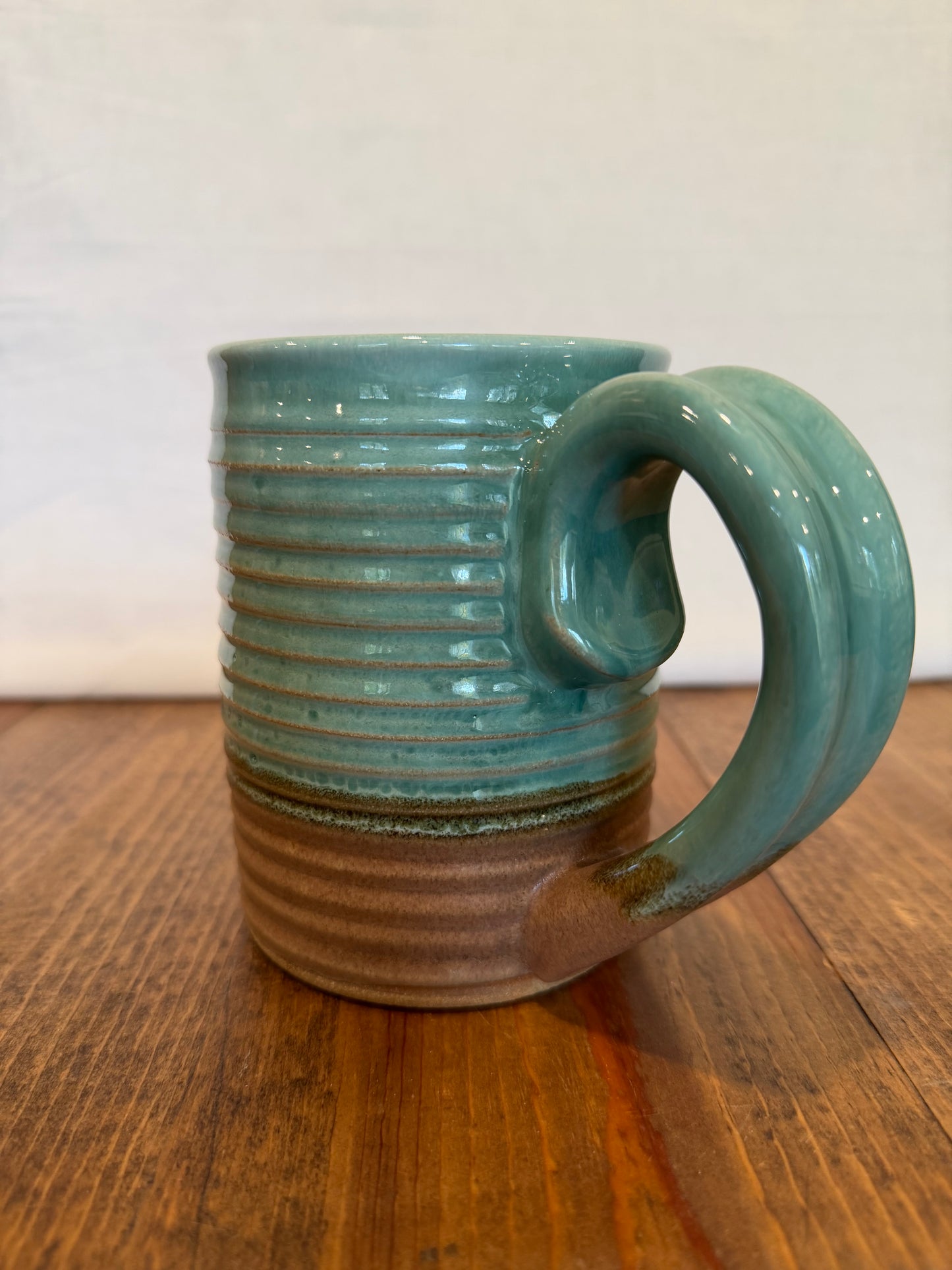 Green to Tan Mug