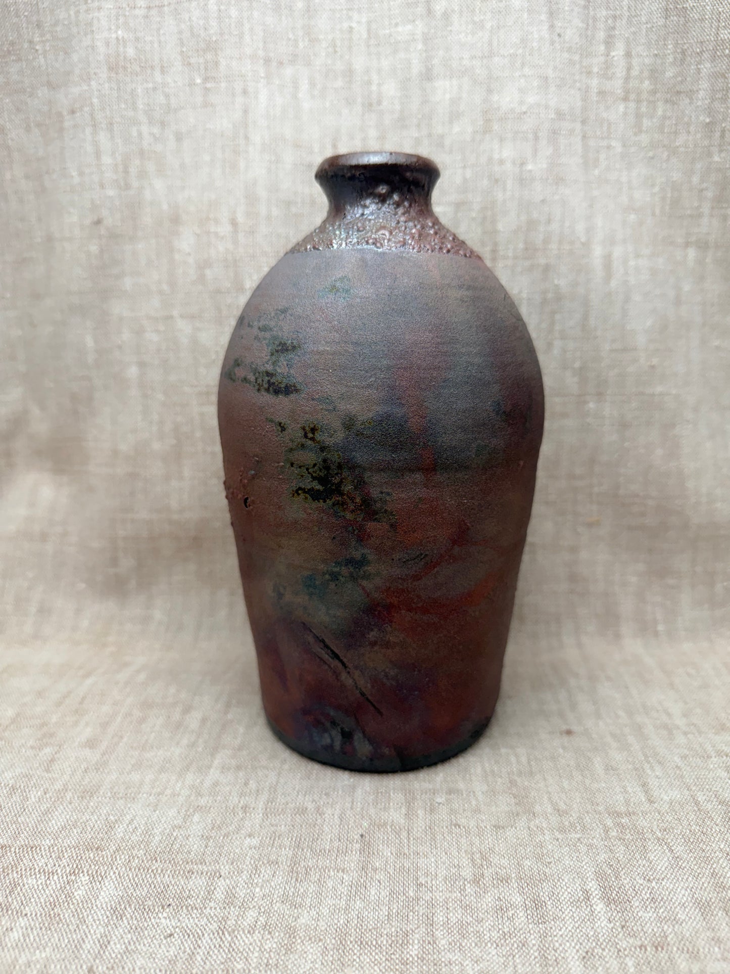 Raku Vase