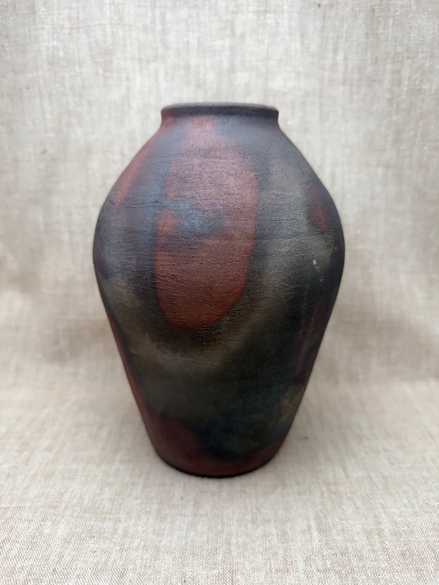 Raku Vase