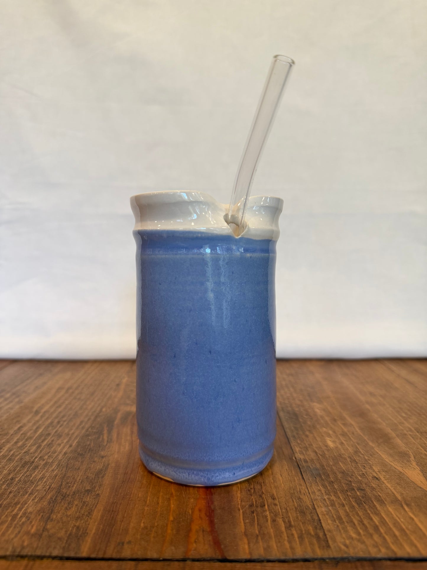 Periwinkle Blue Straw Cup