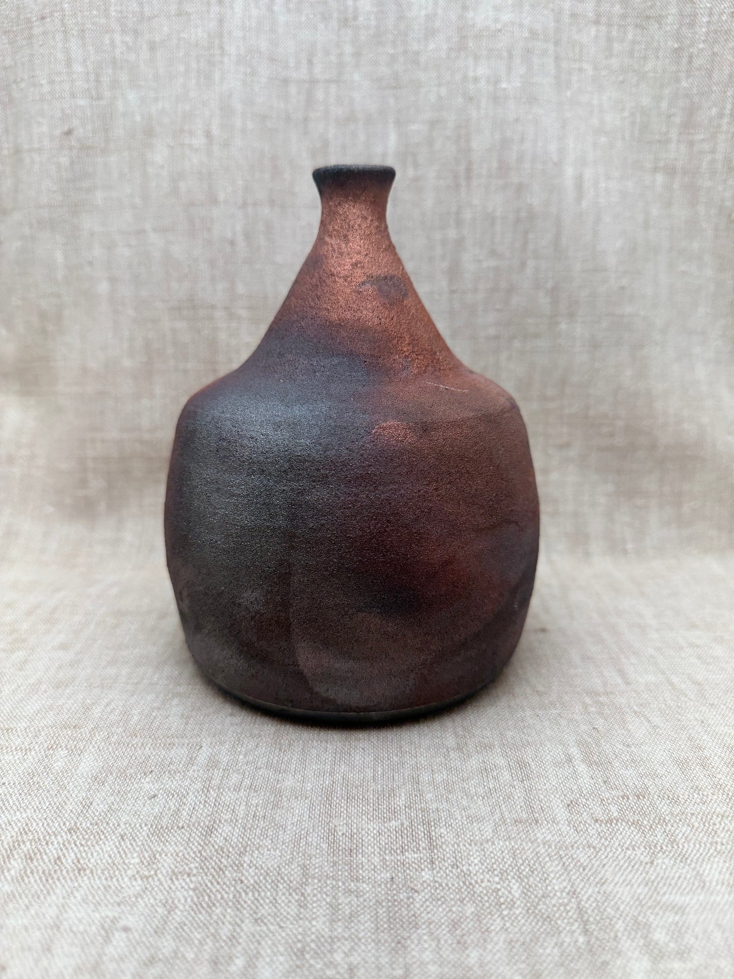 Raku Vase