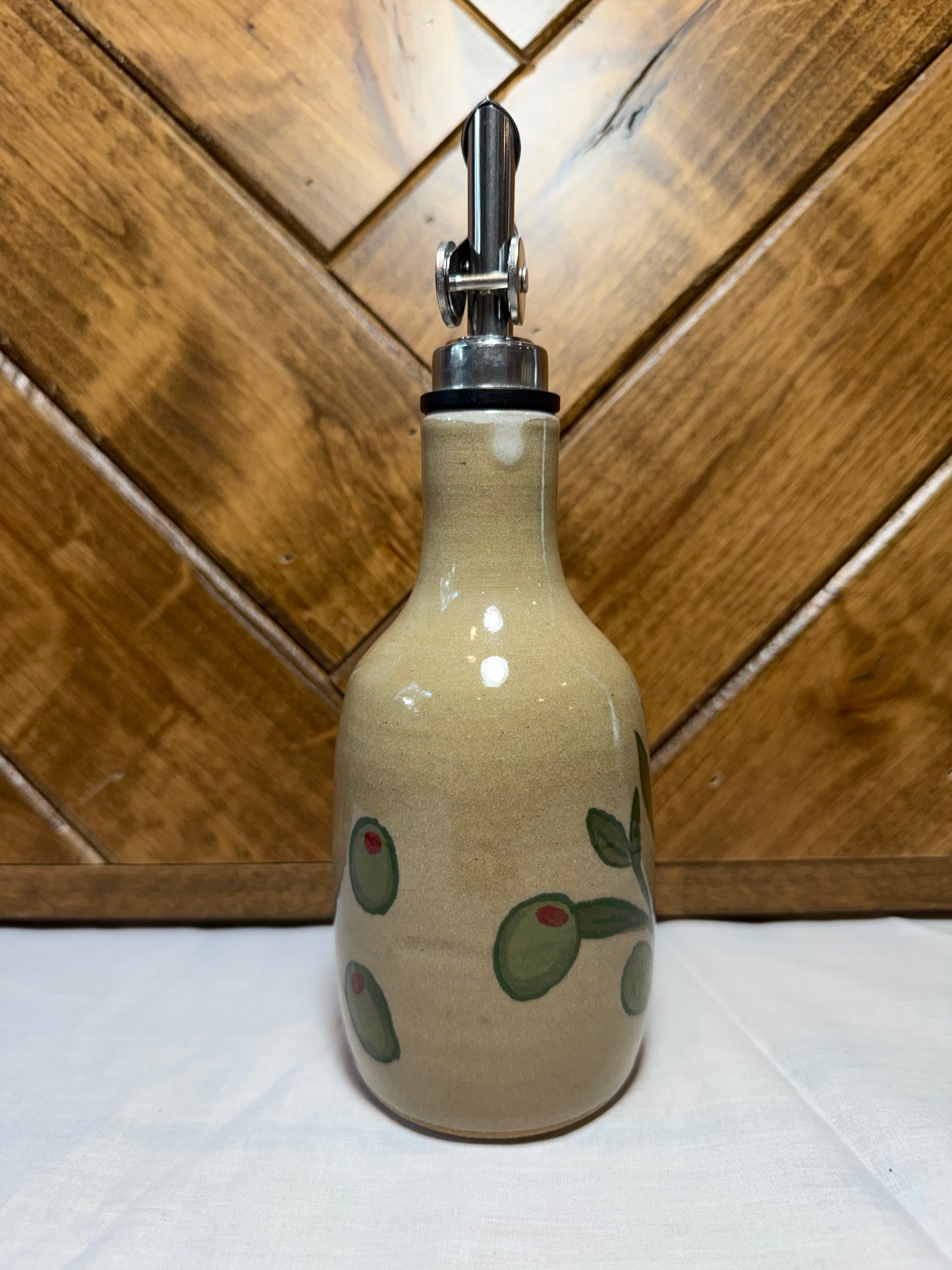 “Olive” Oil Pourer