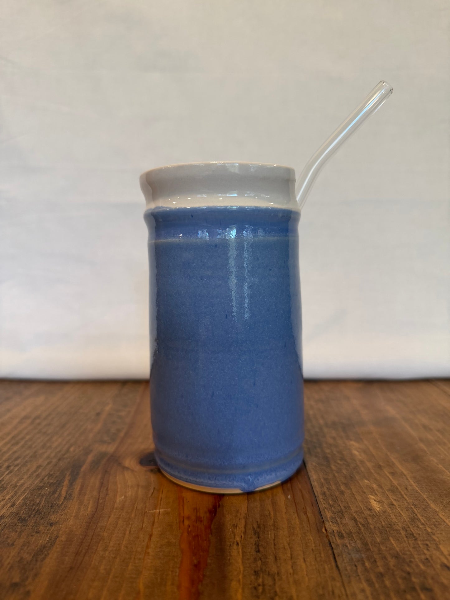 Periwinkle Blue Straw Cup