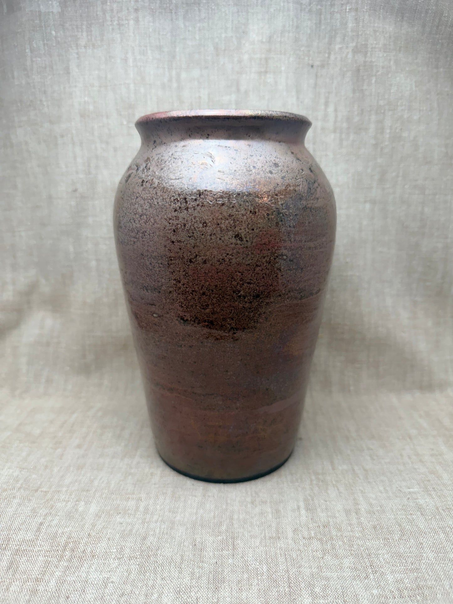 Raku Vase