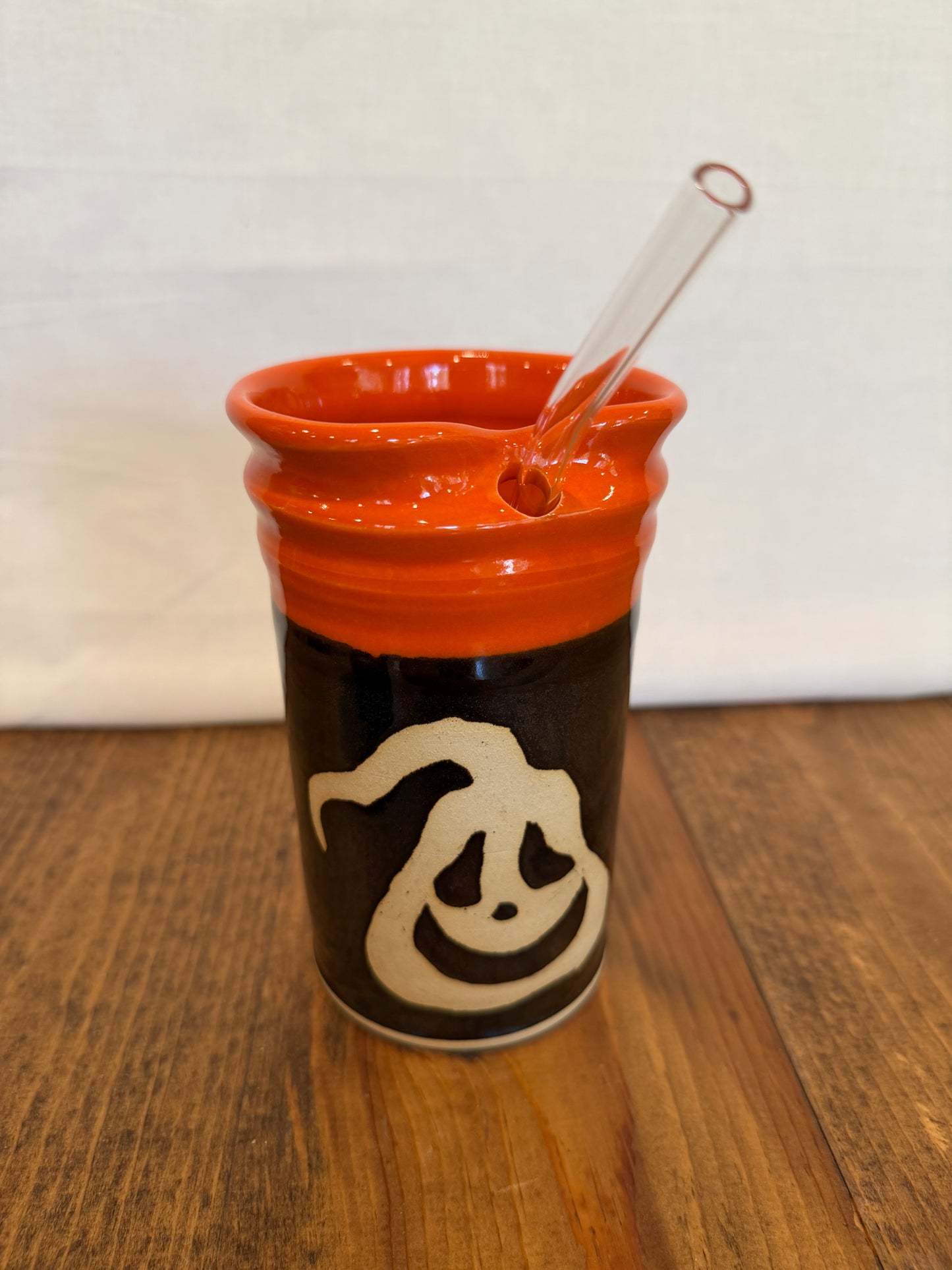 Jack O Lantern Straw Cup
