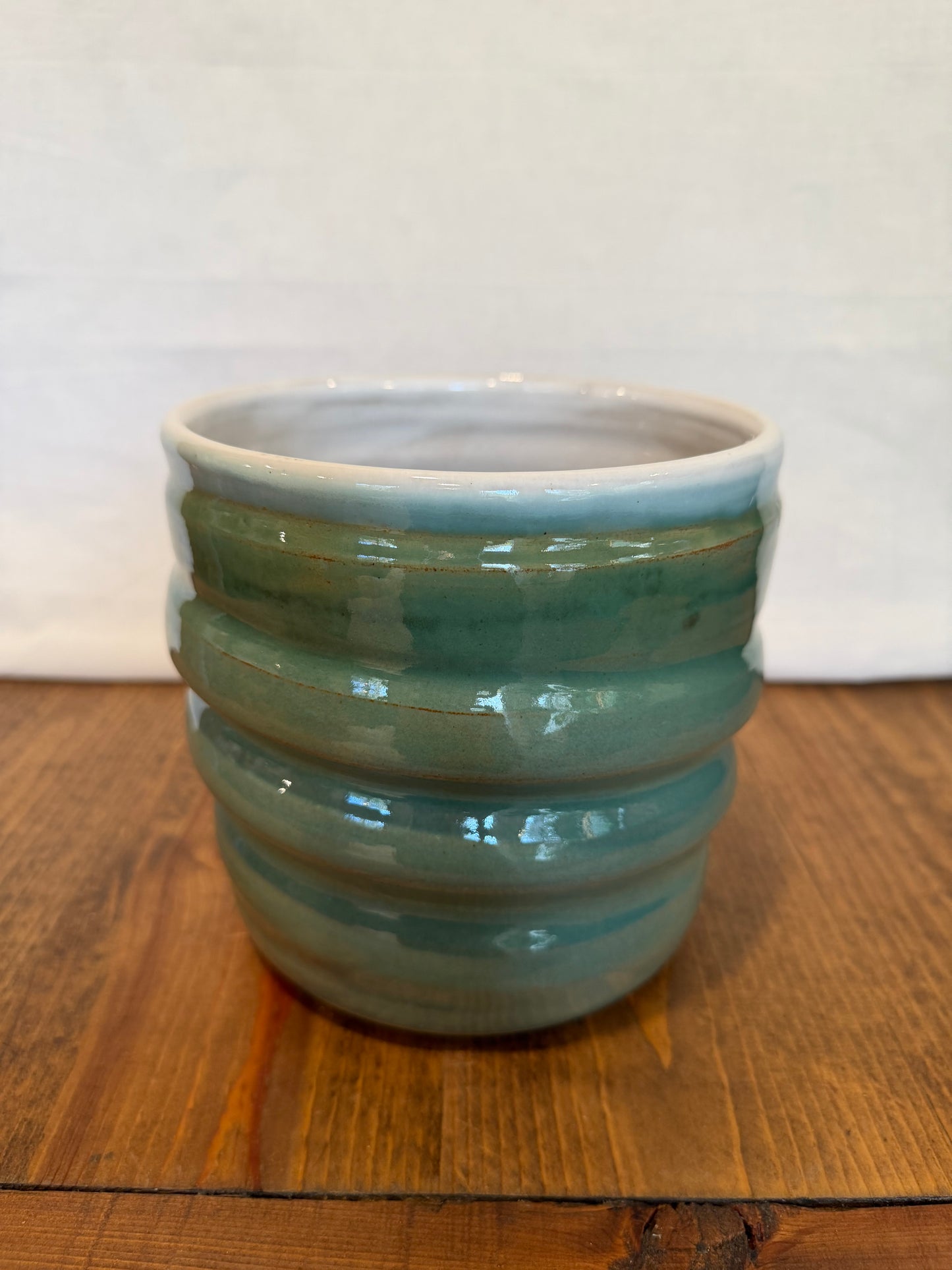 Green Swirl Utensil Holder