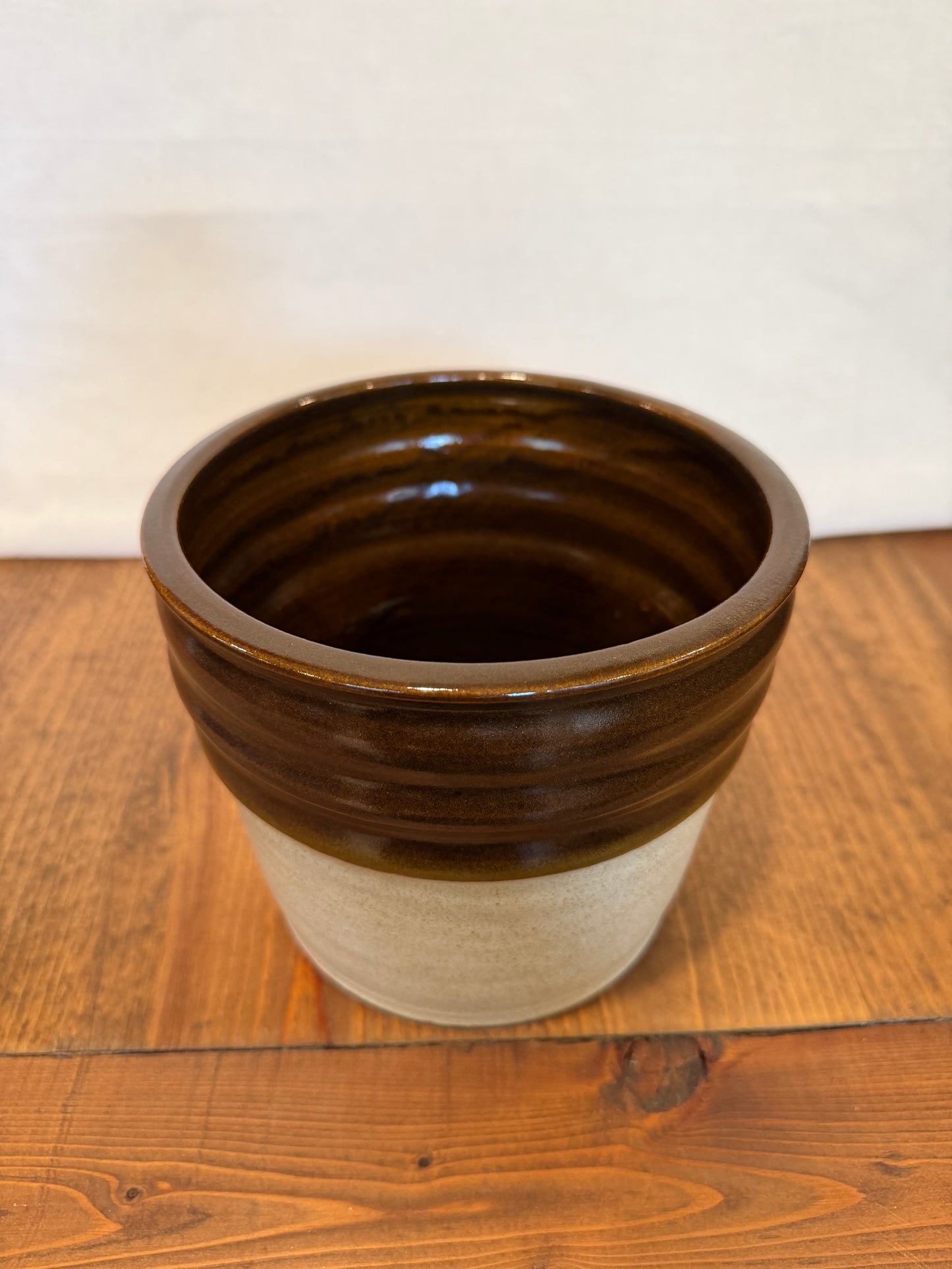Oatmeal Brown Utensil Holder