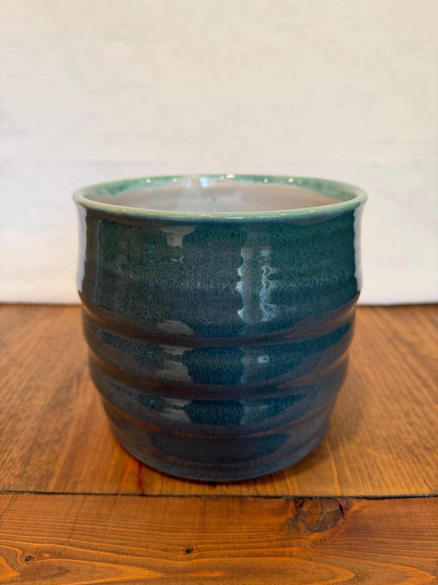 Blue Bubble Utensil Holder
