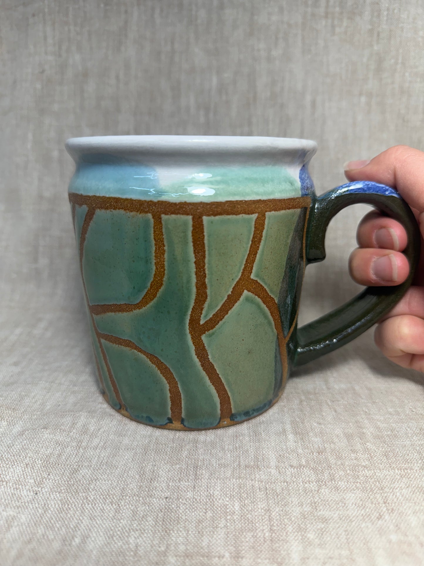 Groovy Tile Mug