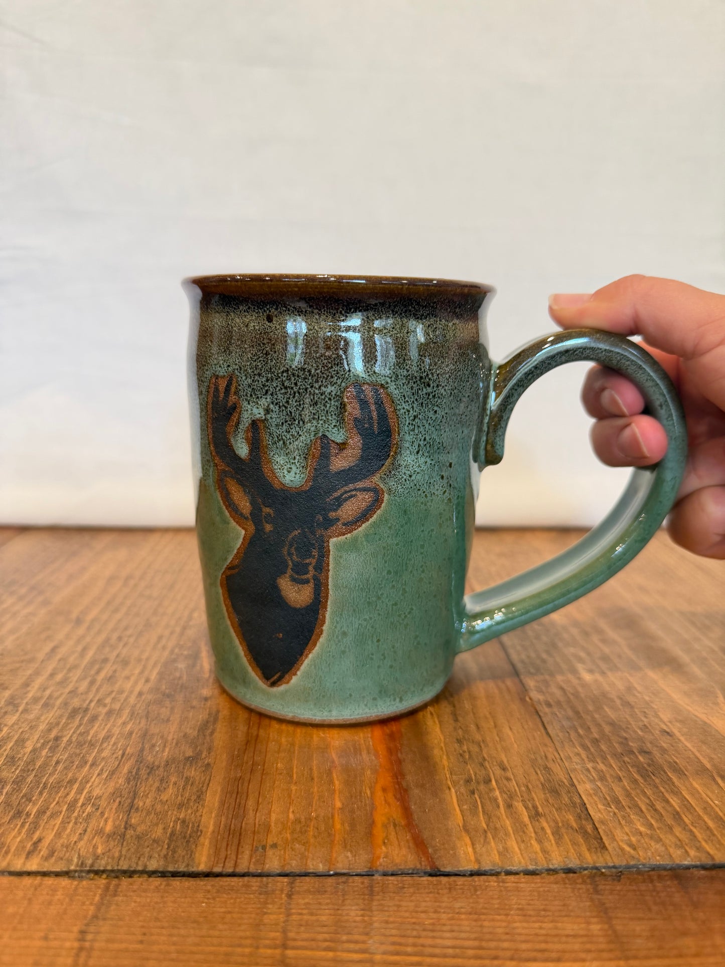 Green Whitetail Mug
