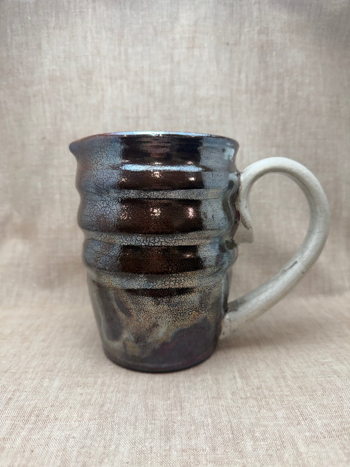 Raku Pitcher Vase