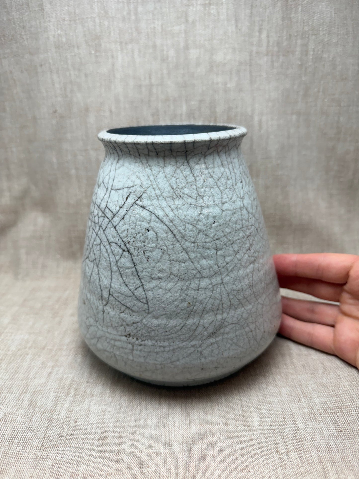 Raku Vase
