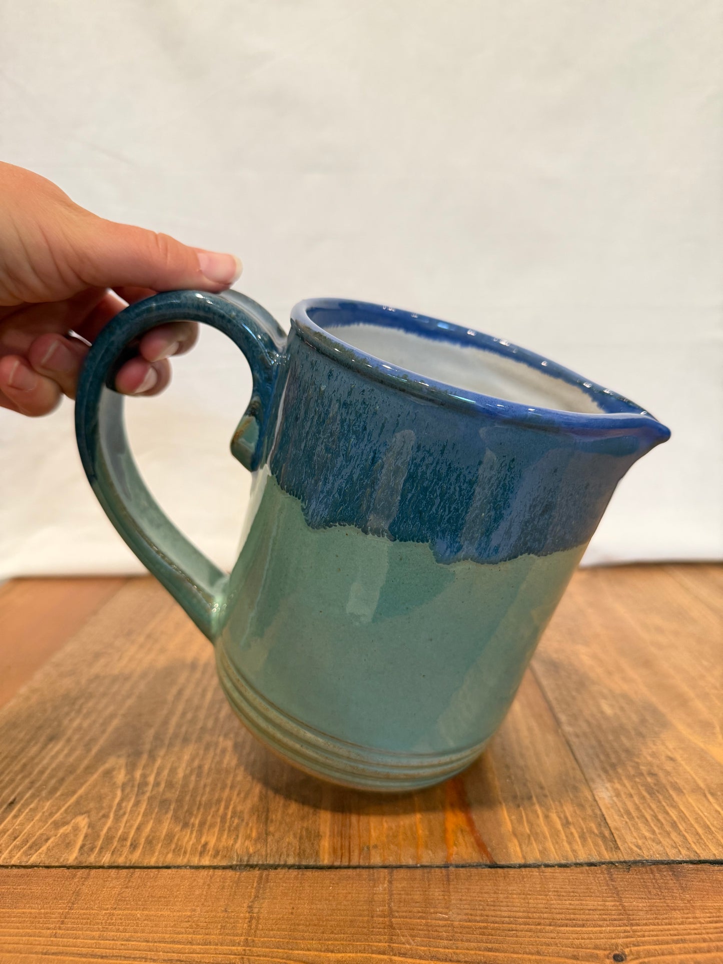 Green Blue Pitcher