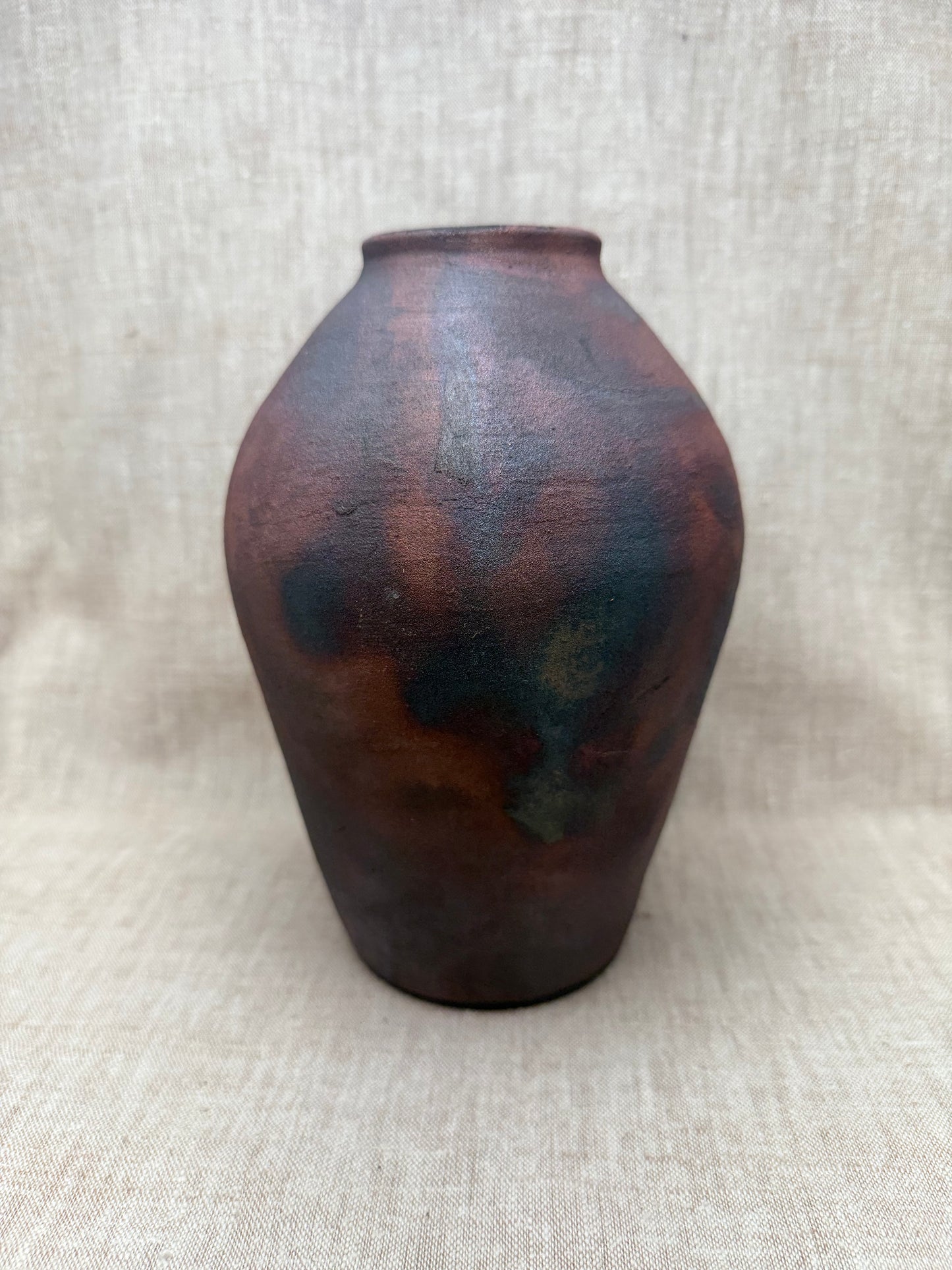 Raku Vase