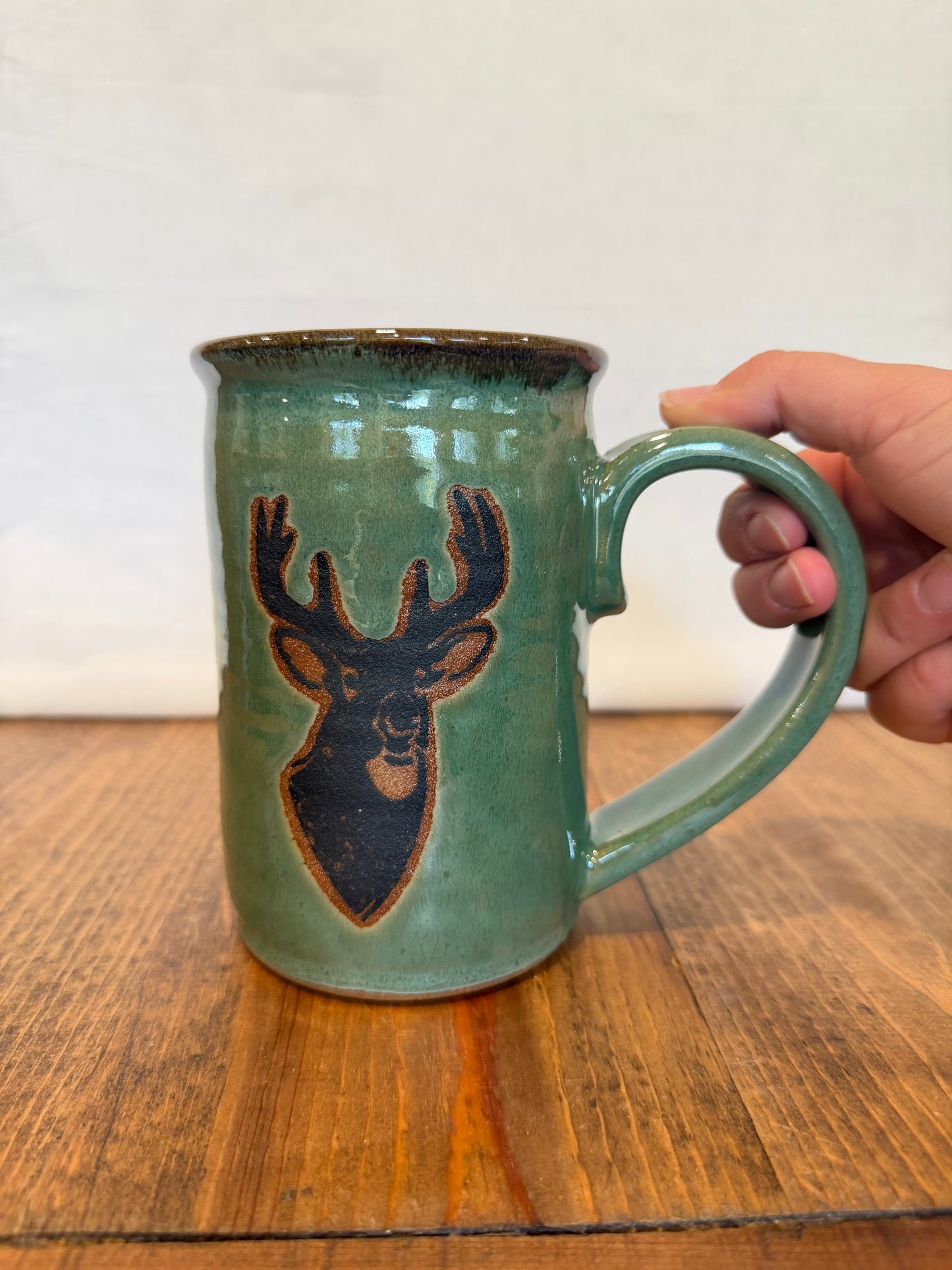 Green Whitetail Mug