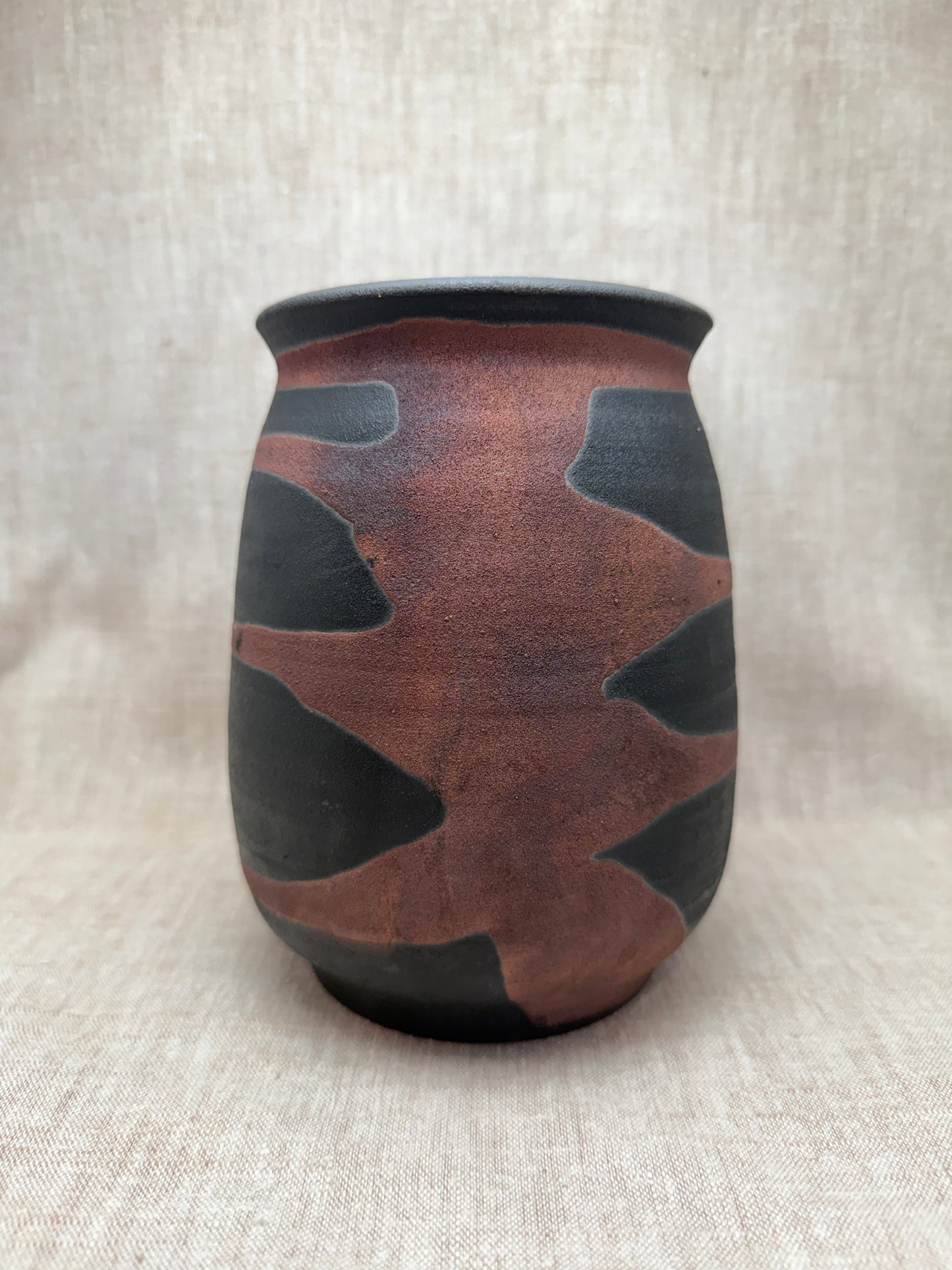 Raku Vase