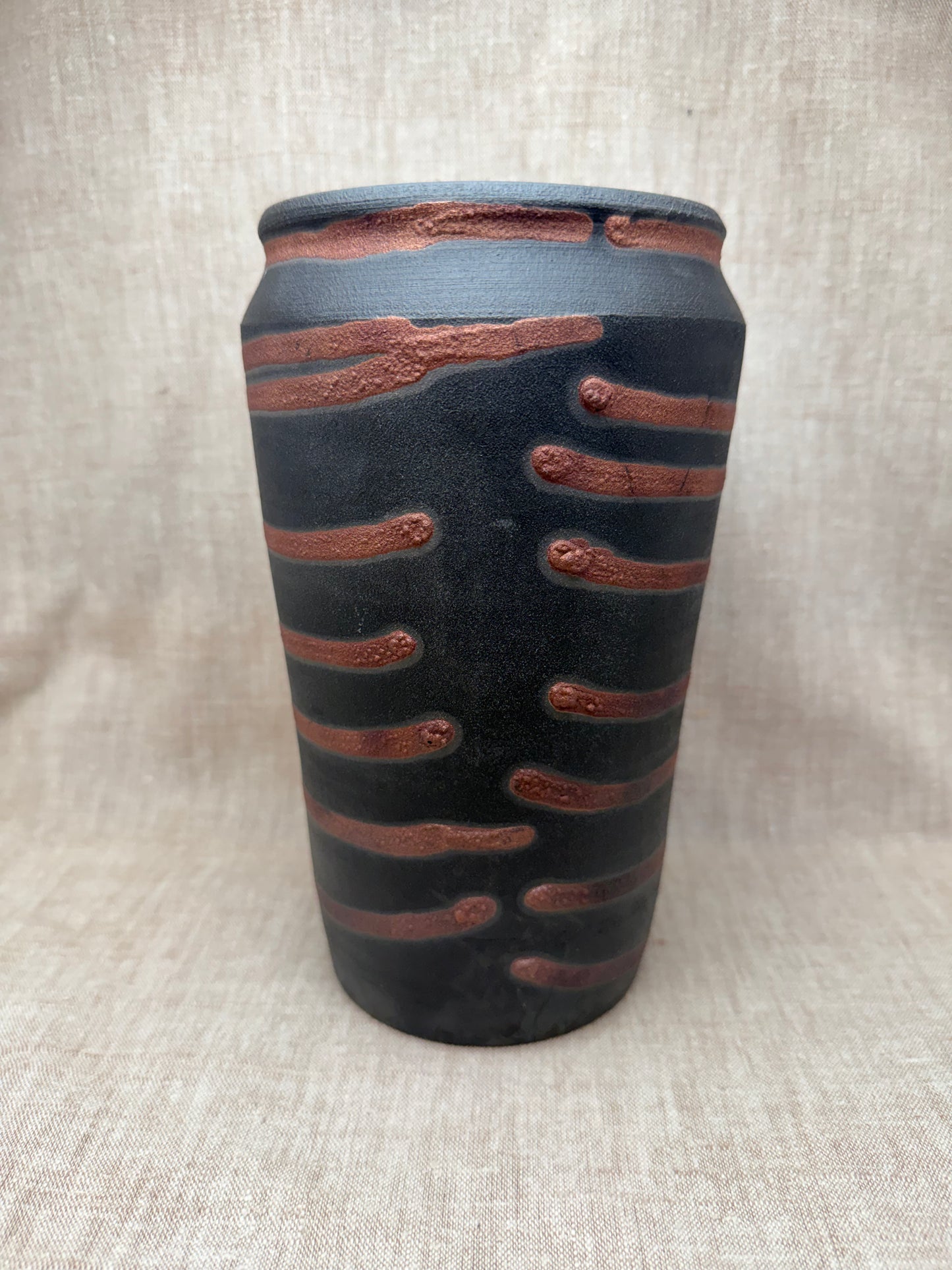 Raku Vase