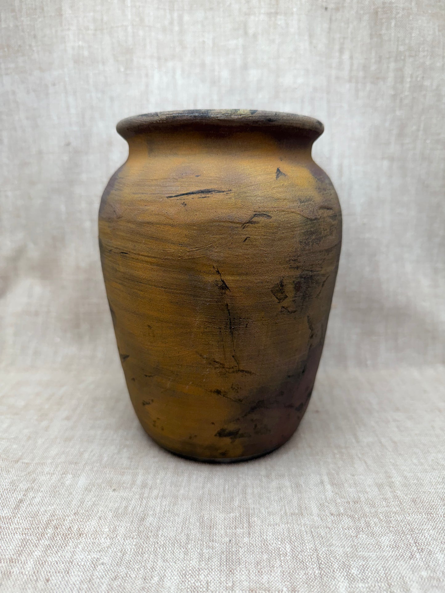 Raku Vase