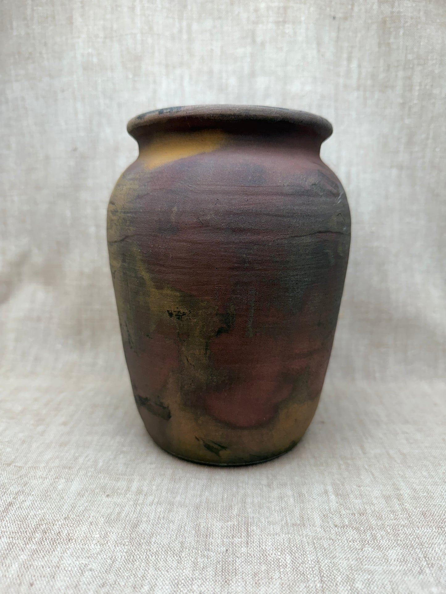 Raku Vase