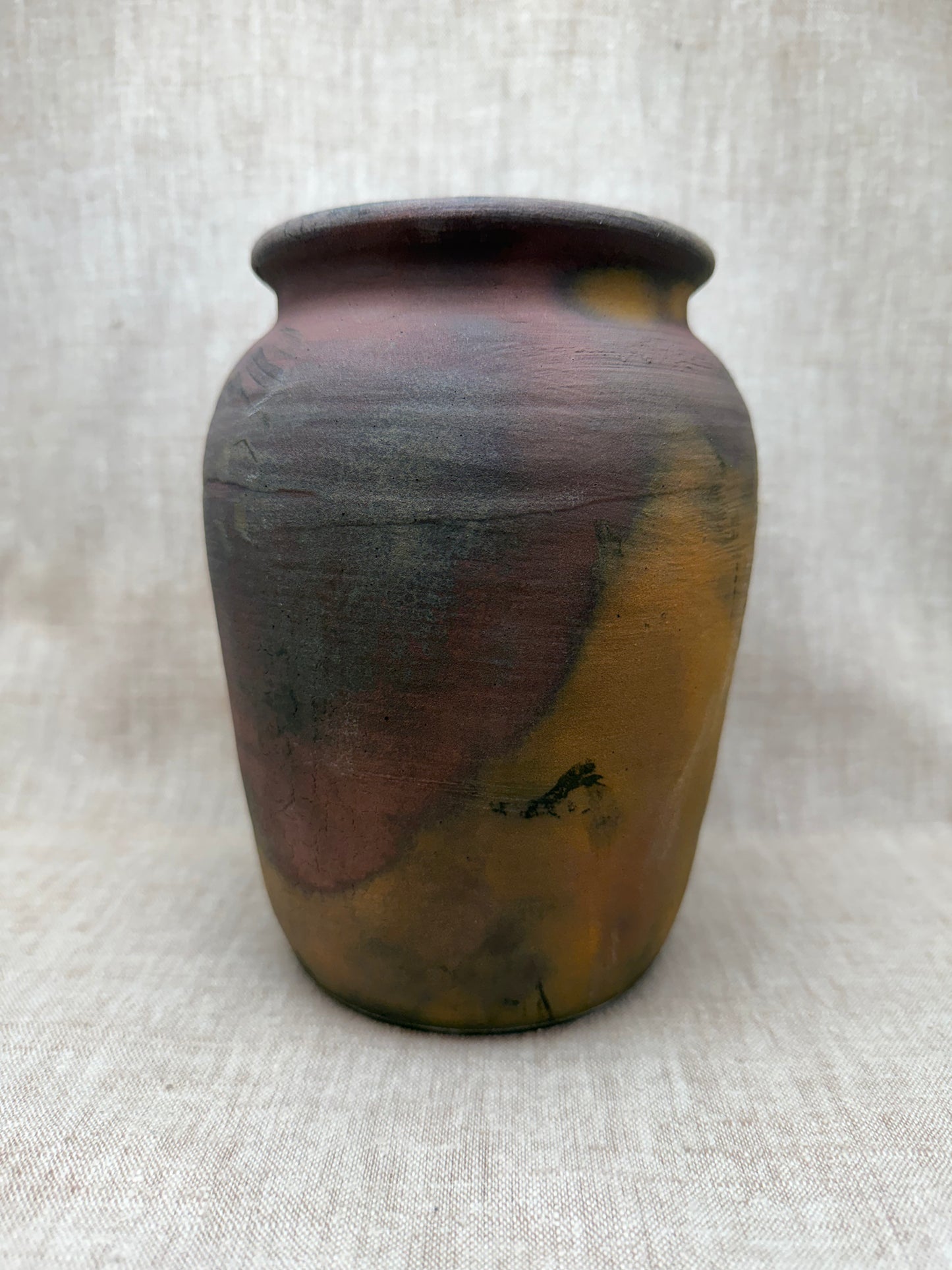 Raku Vase