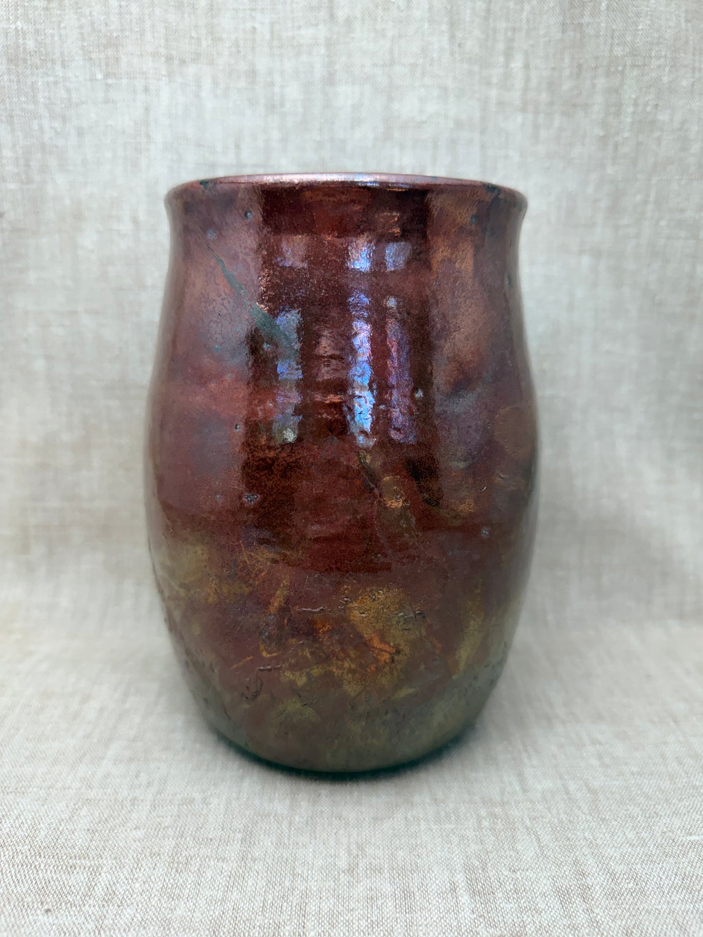 Raku Vase