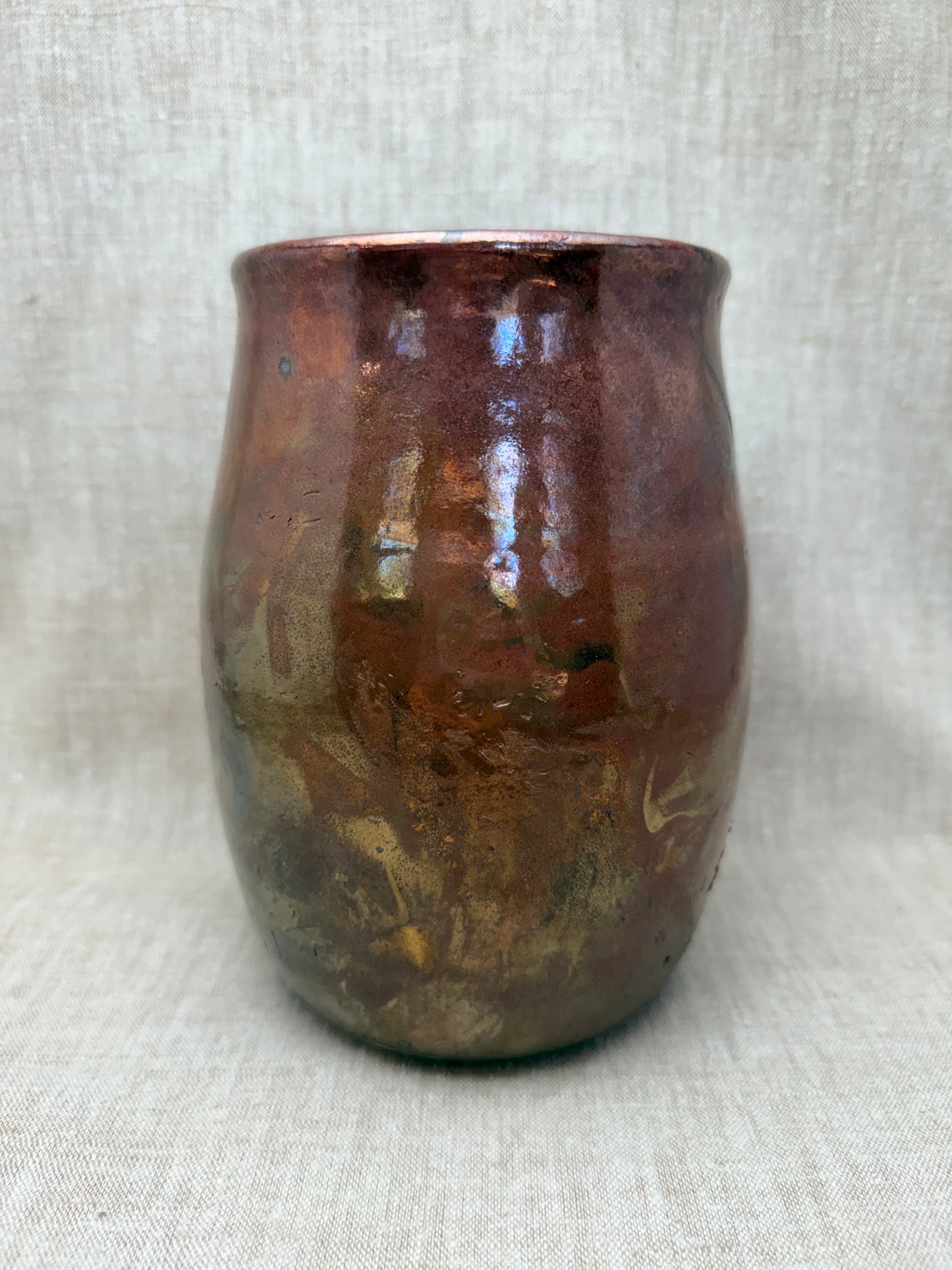 Raku Vase
