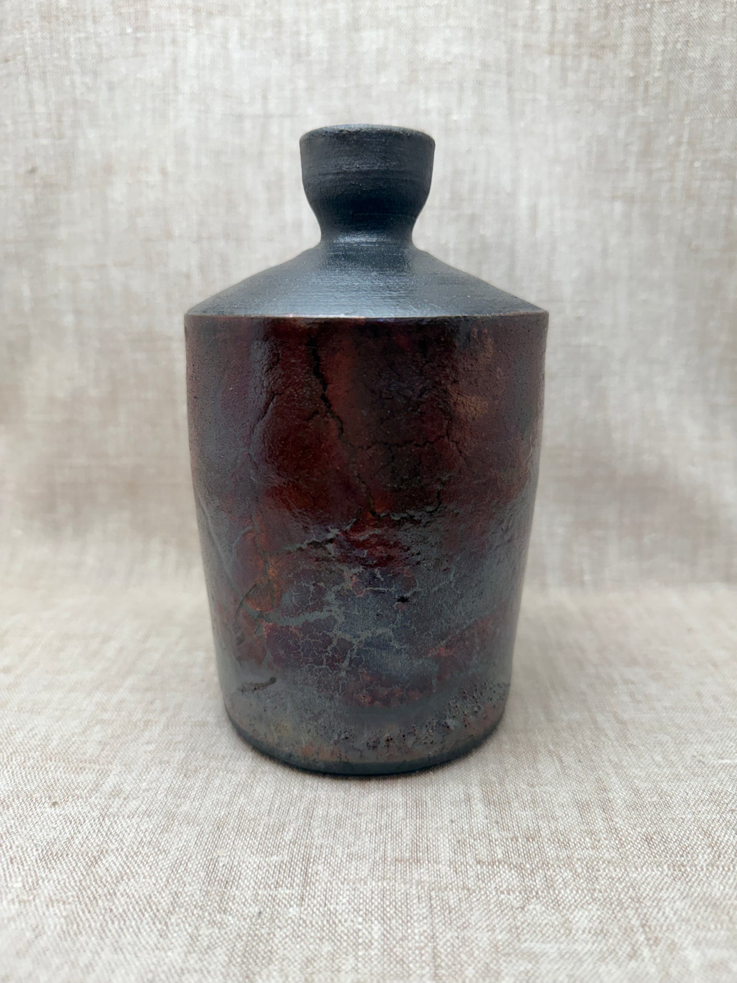Raku Vase