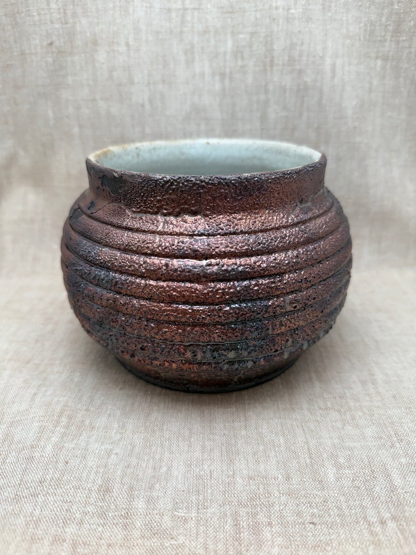 Raku Vase
