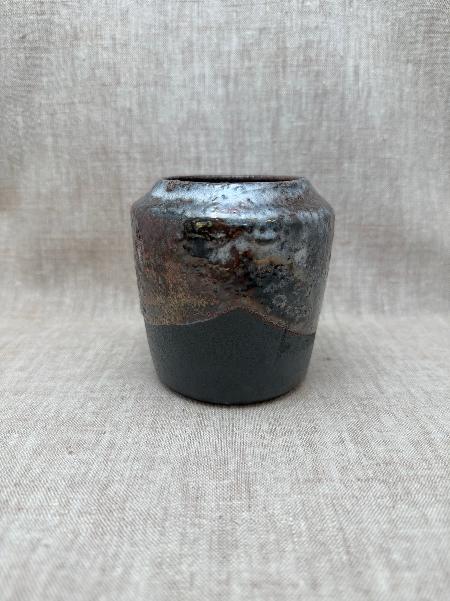Raku Vase