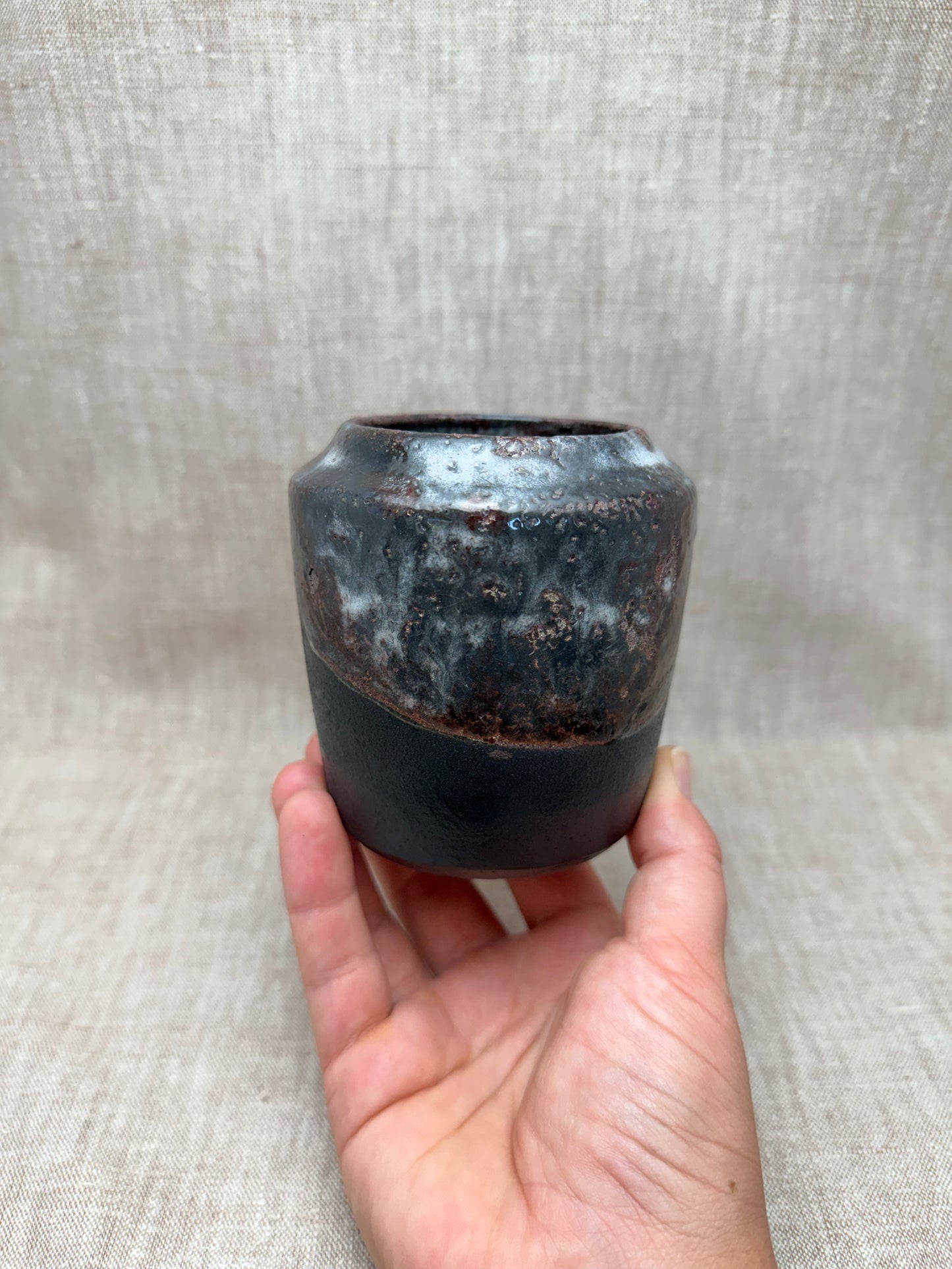 Raku Vase