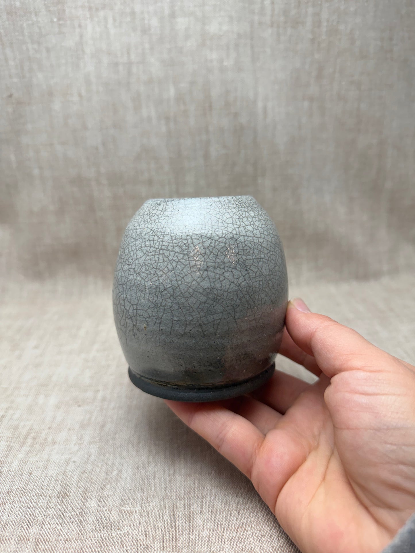 Raku Vase