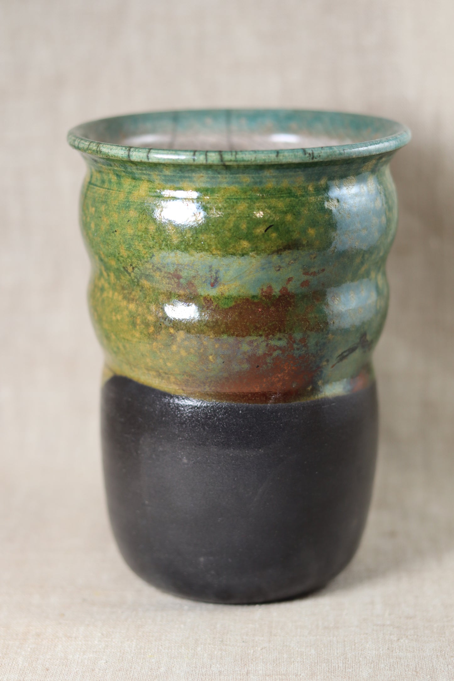 Raku Vase